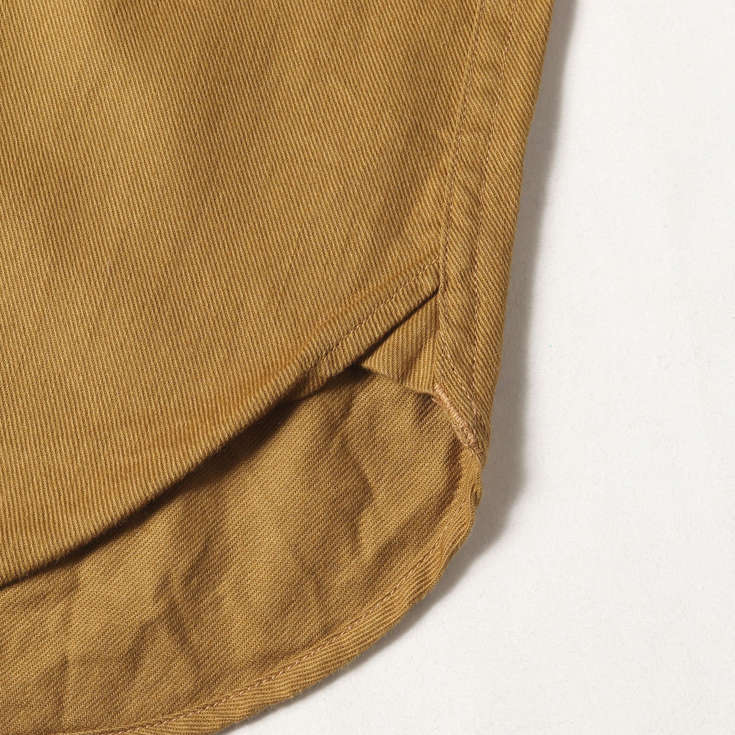 チンスト付き コットンツイル ワークシャツ