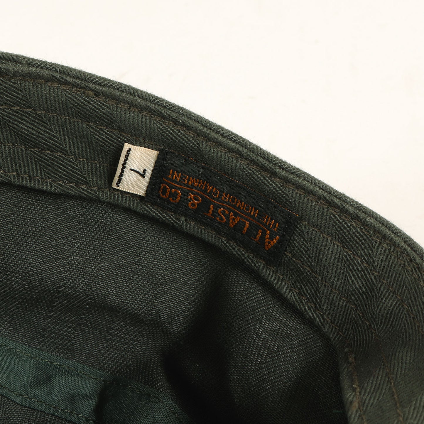 ヘリンボーンツイル ワークキャップ