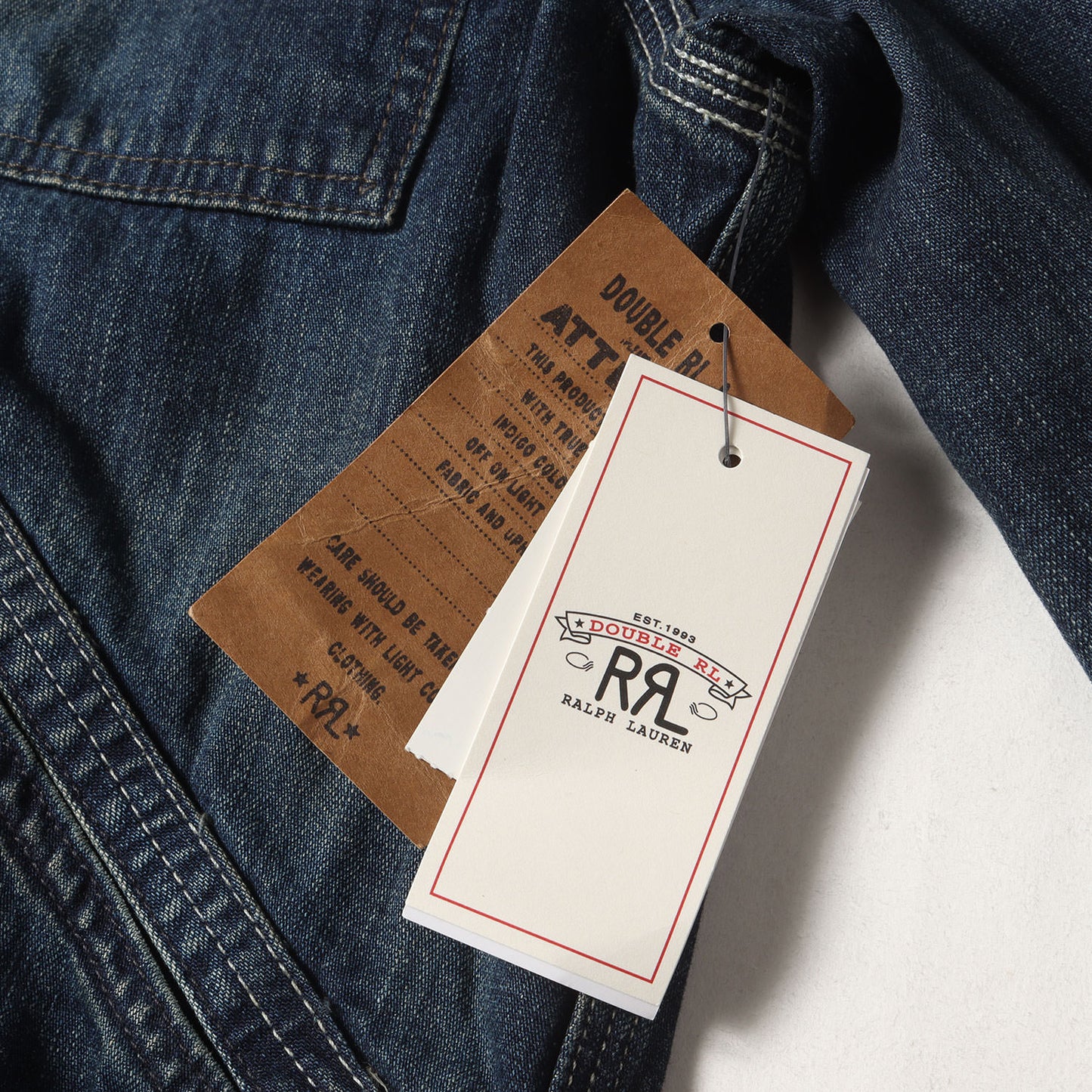 25SS ヴィンテージ加工 ワーク デニムジャケット (Leyton INDIGO DENIM JACKET)
