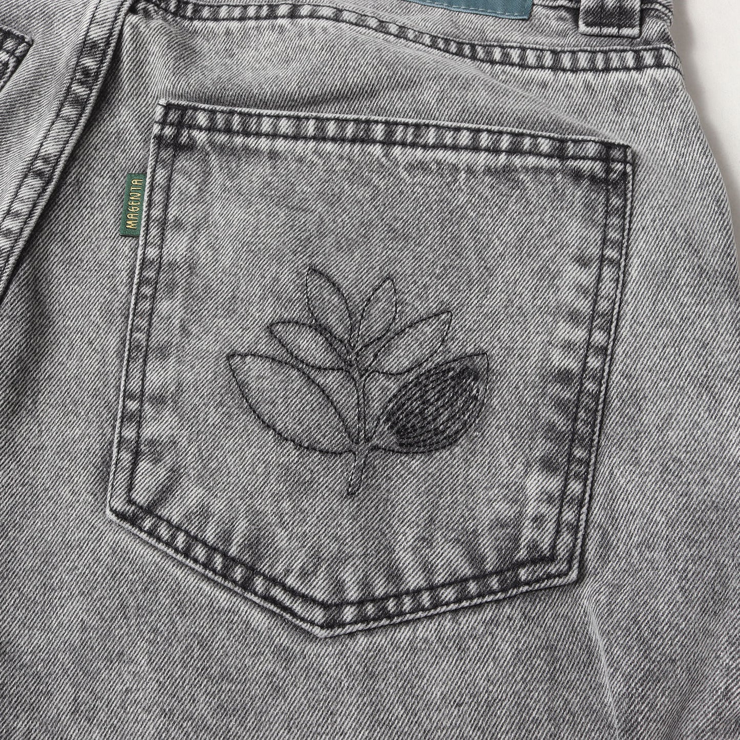 ケミカルウォッシュ ワイド デニムパンツ(OG DENIM PANTS STITCH DISTRESSED)