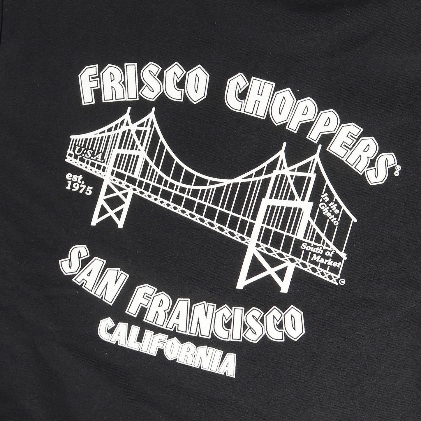 スカル&フレイム グラフィック ロングスリーブ Tシャツ