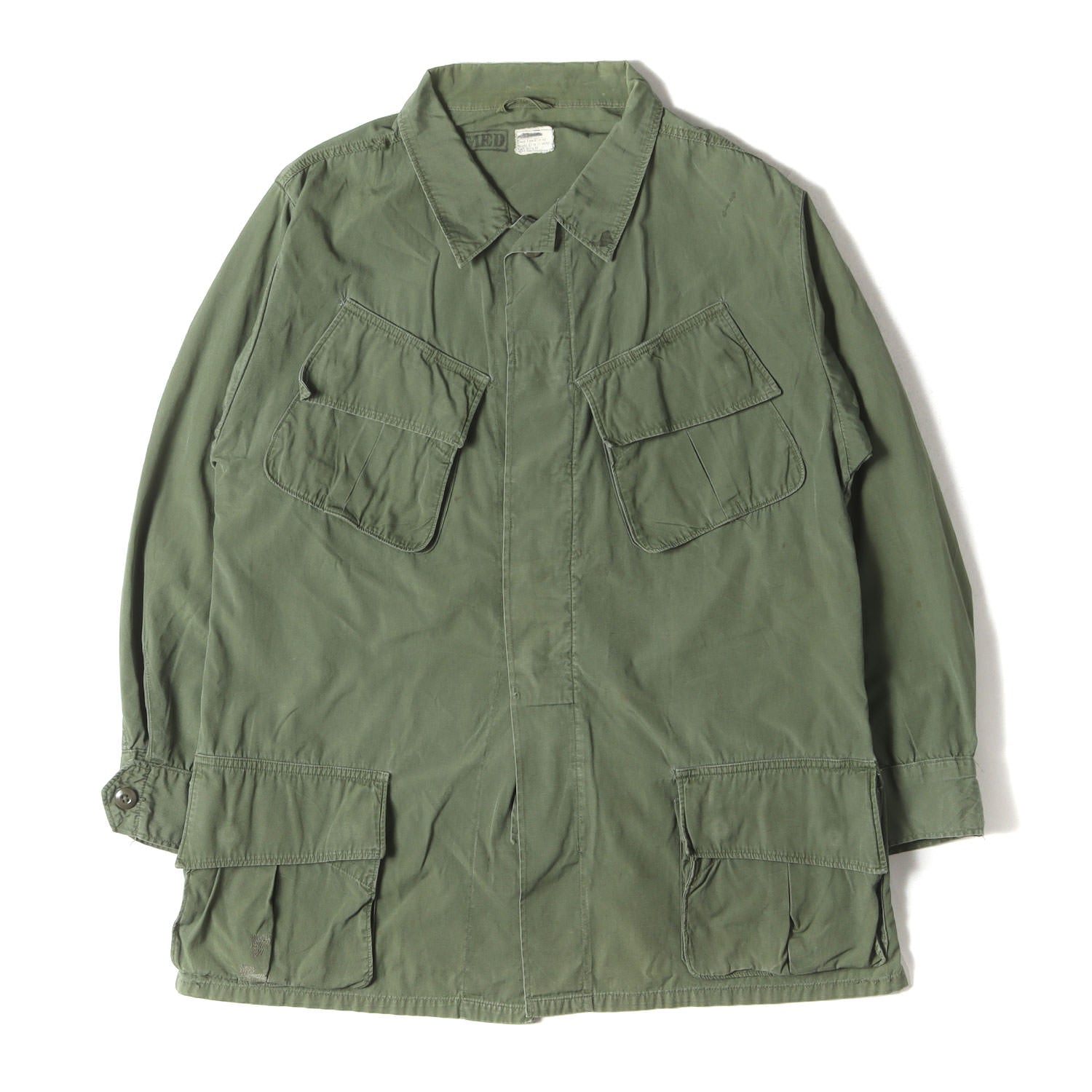 60s 米軍 実物 ジャングル ファティーグ 2nd S-XS ポプリン
