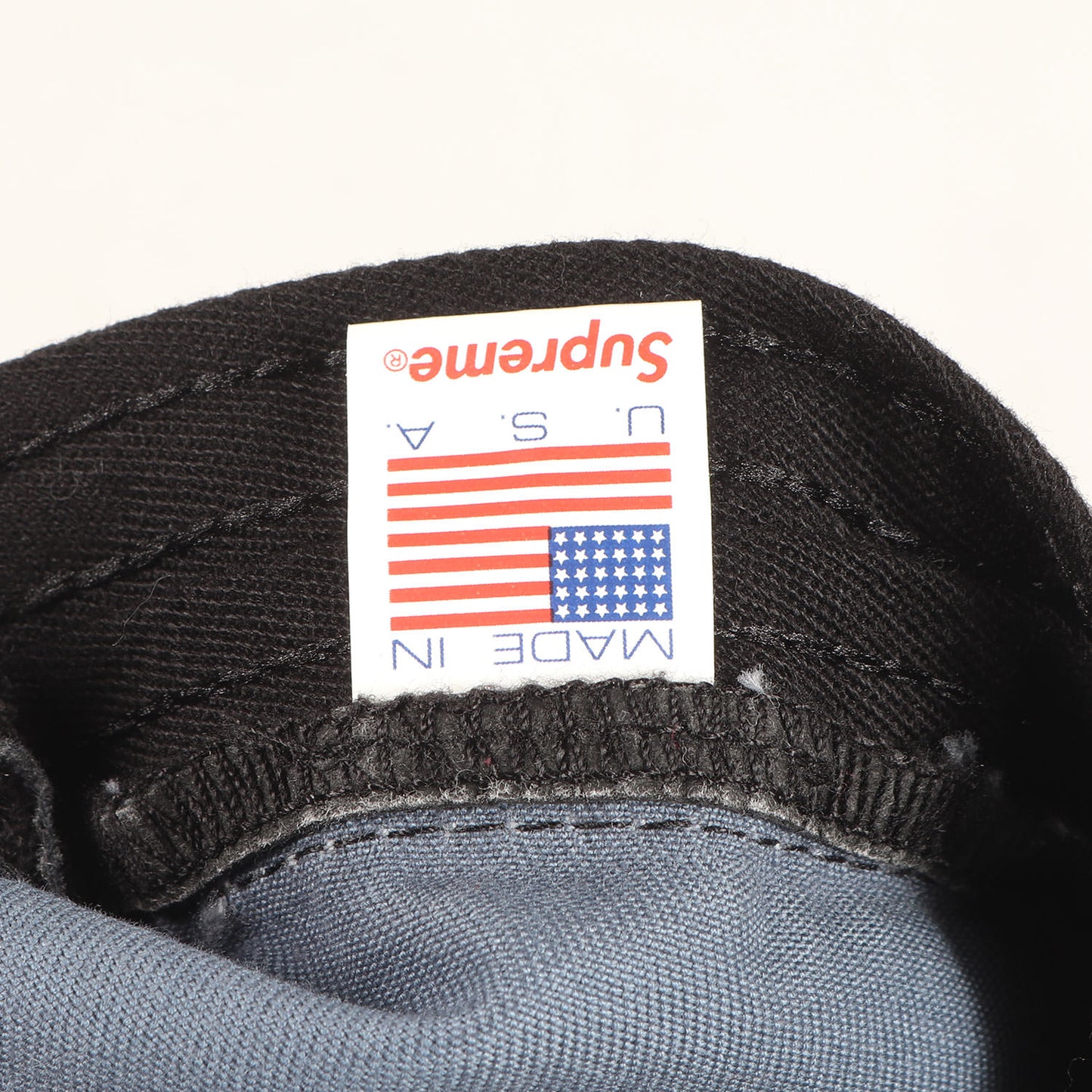 ウォッシュド チノ ツイル BOXロゴ キャンプキャップ(Washed Chino Twill Camp Cap)
