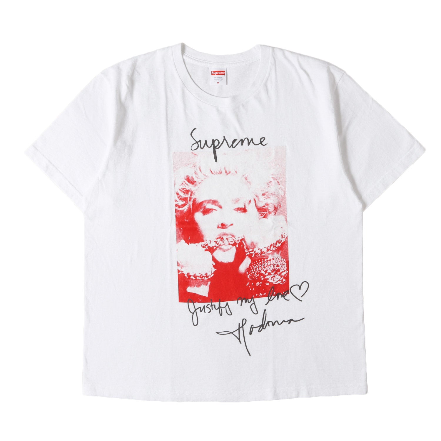 Supreme (シュプリーム) マドンナ フォト クルーネック Tシャツ 