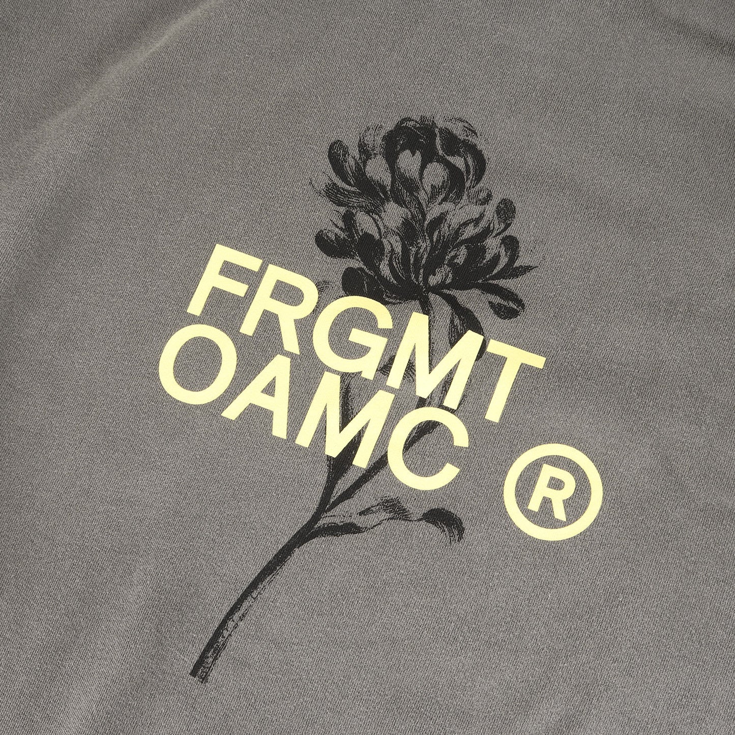 22AW 日本未発売 ×fragment design オーバーダイ加工 スウェットパーカー