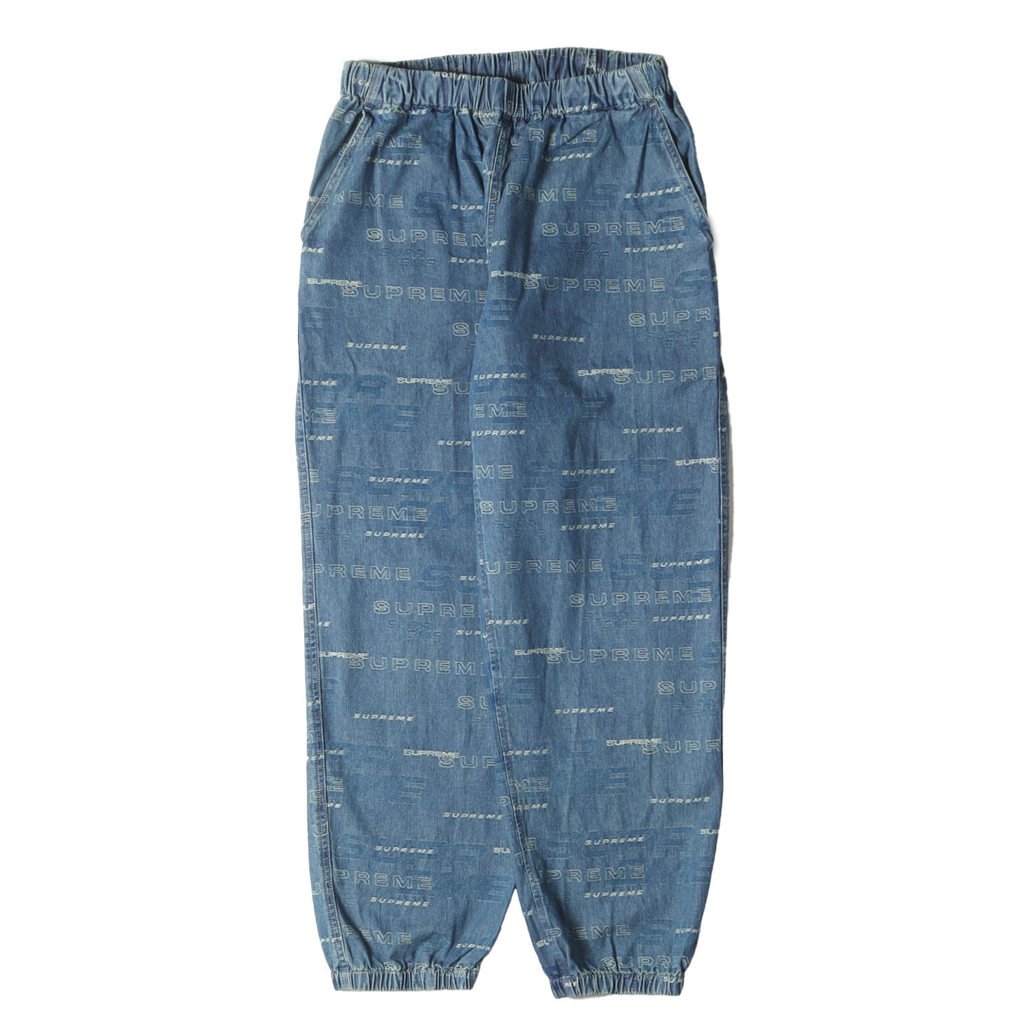ジャガードロゴ柄 デニム スケートパンツ(Dimensions Logo Denim Skate 