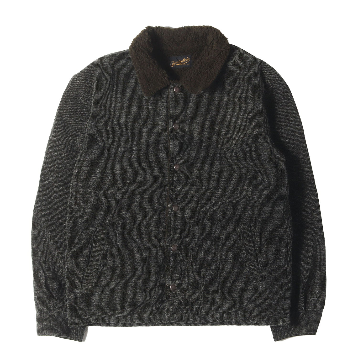 ごま塩 コーデュロイ サドル ボアジャケット(T-SADDLE JIMON JKT 