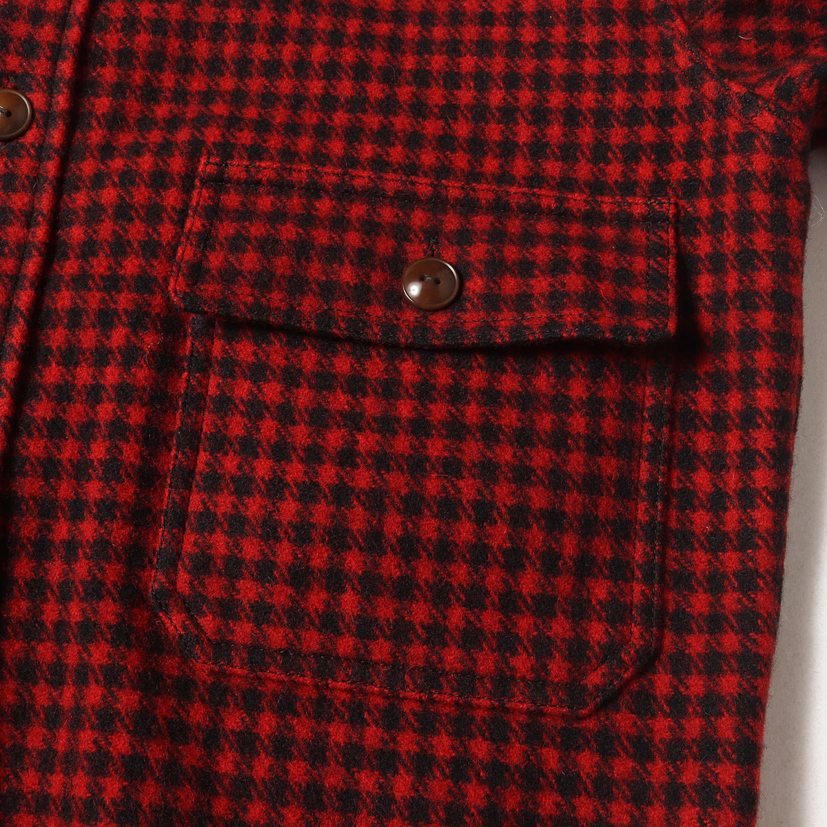 千鳥格子 メルトンウール ランバージャックジャケット(T-LUMBER JKT)
