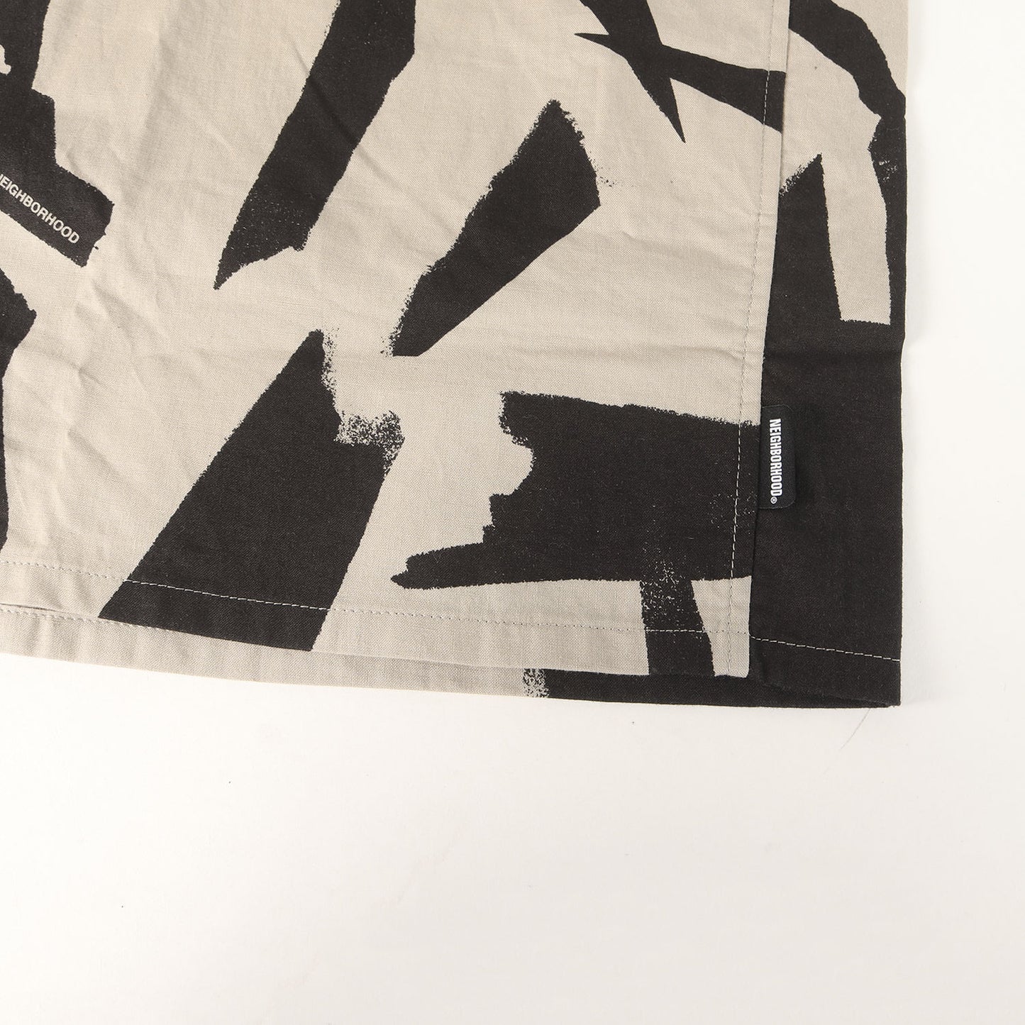 25SS アブストラクト 総柄 コットン 半袖シャツ(ABSTRACT PATTERN PLAIN SHIRT)