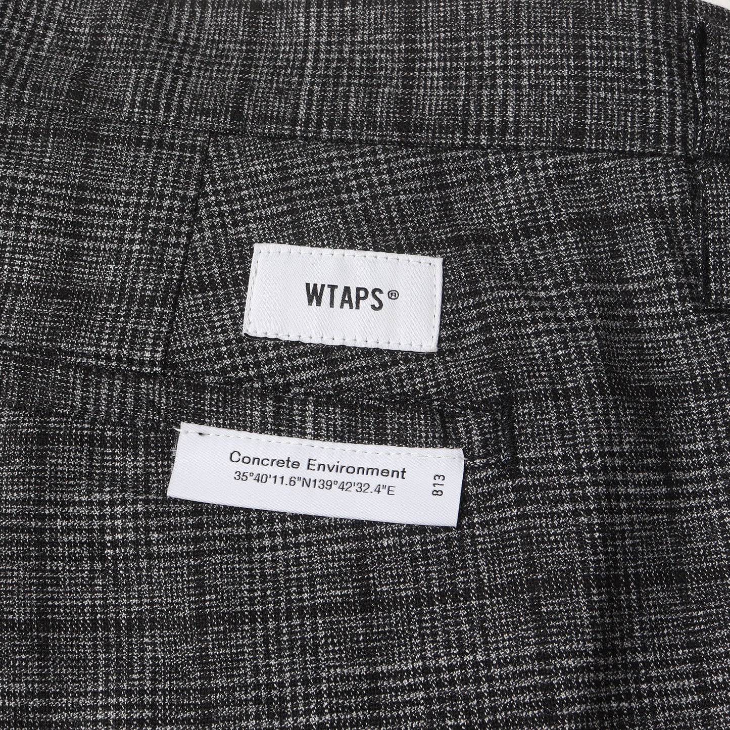 23AW グレンチェック ストレッチ ワークパンツ(WRKT2001 / TROUSERS / PLRA TWILL TEXTILE)