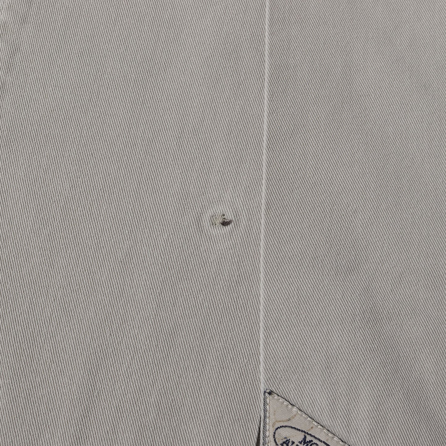 90s メタルボタン コットンツイル ワークシャツ 60505-1625