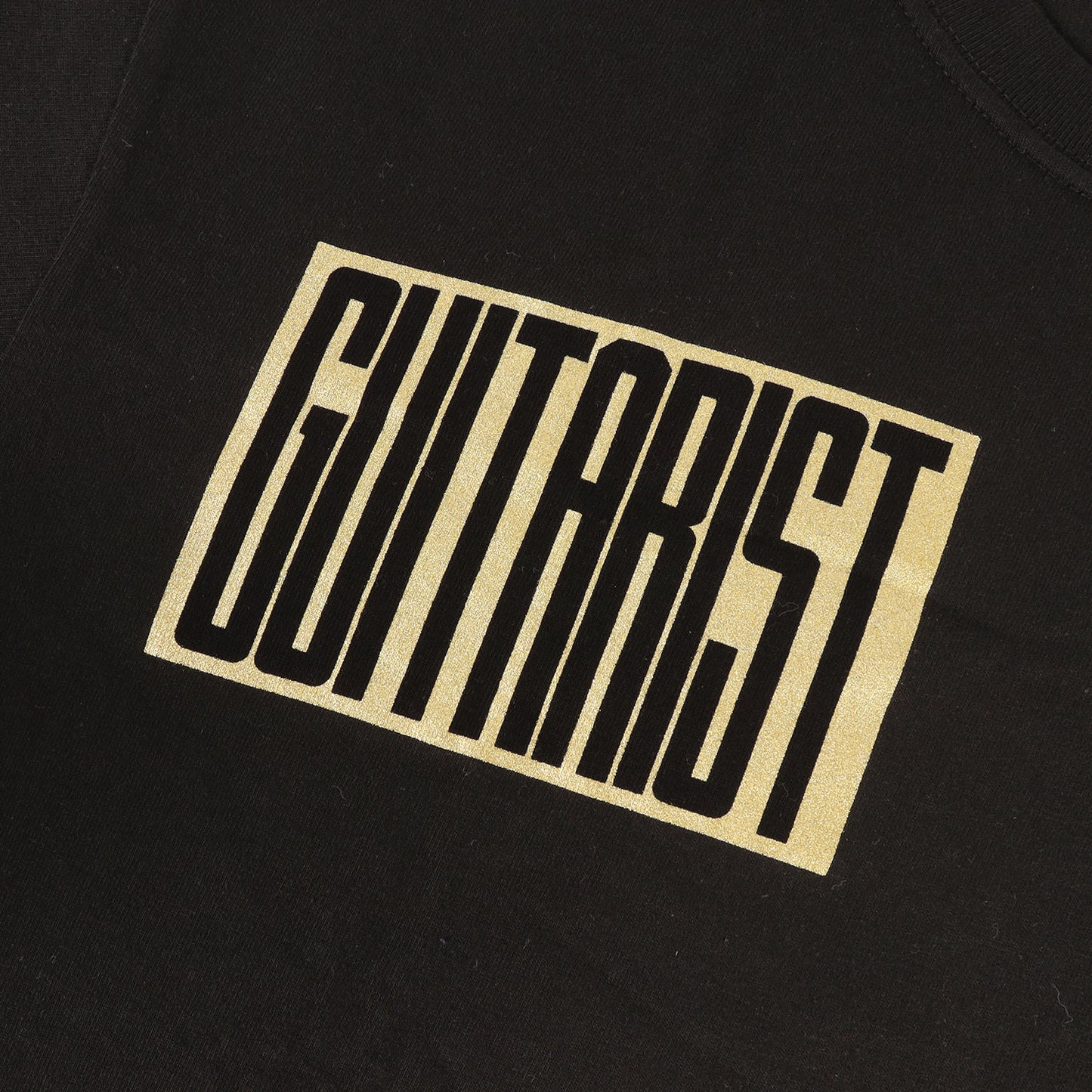 GUITARISTロゴ クルーネック Tシャツ