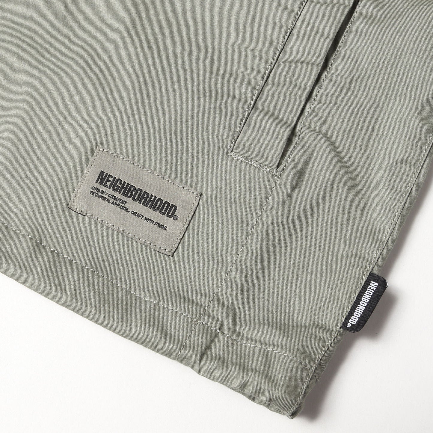 24AW フード付き ストレッチツイル シャツ(HOODED SHIRT LS)