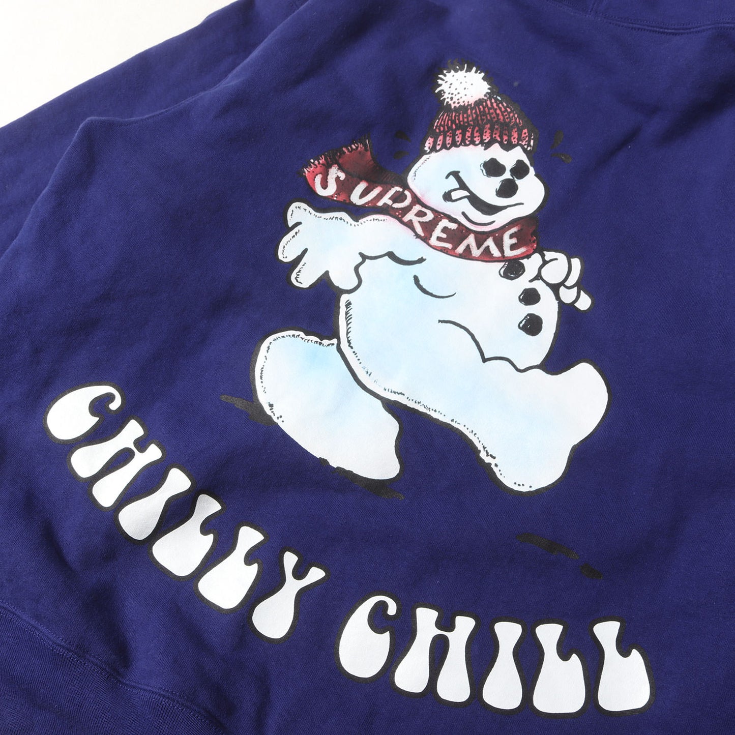 21AW スノーマン グラフィック スウェットパーカー(Snowman Hooded Sweatshirt)