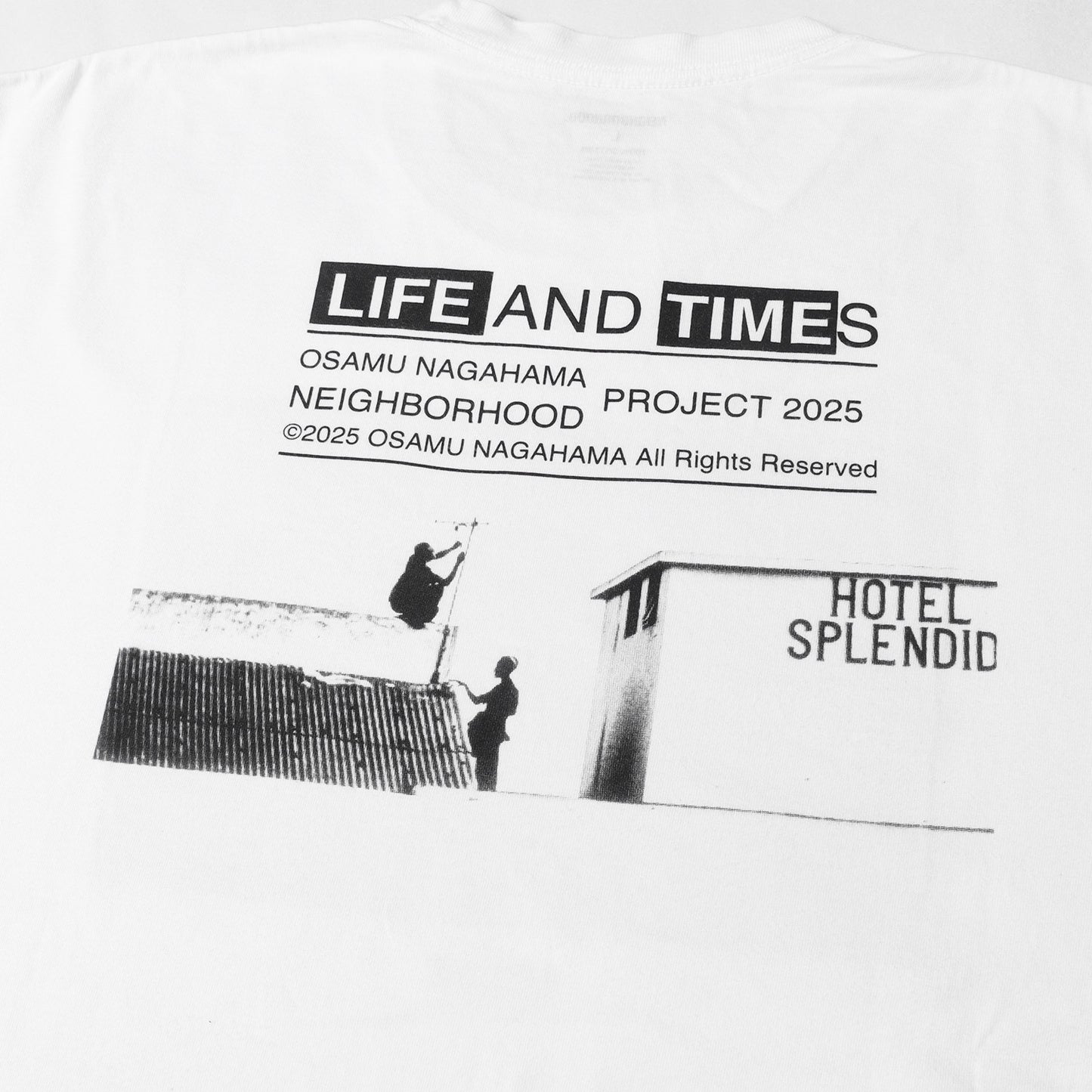 25SS ×長濱治 フォト グラフィック Tシャツ