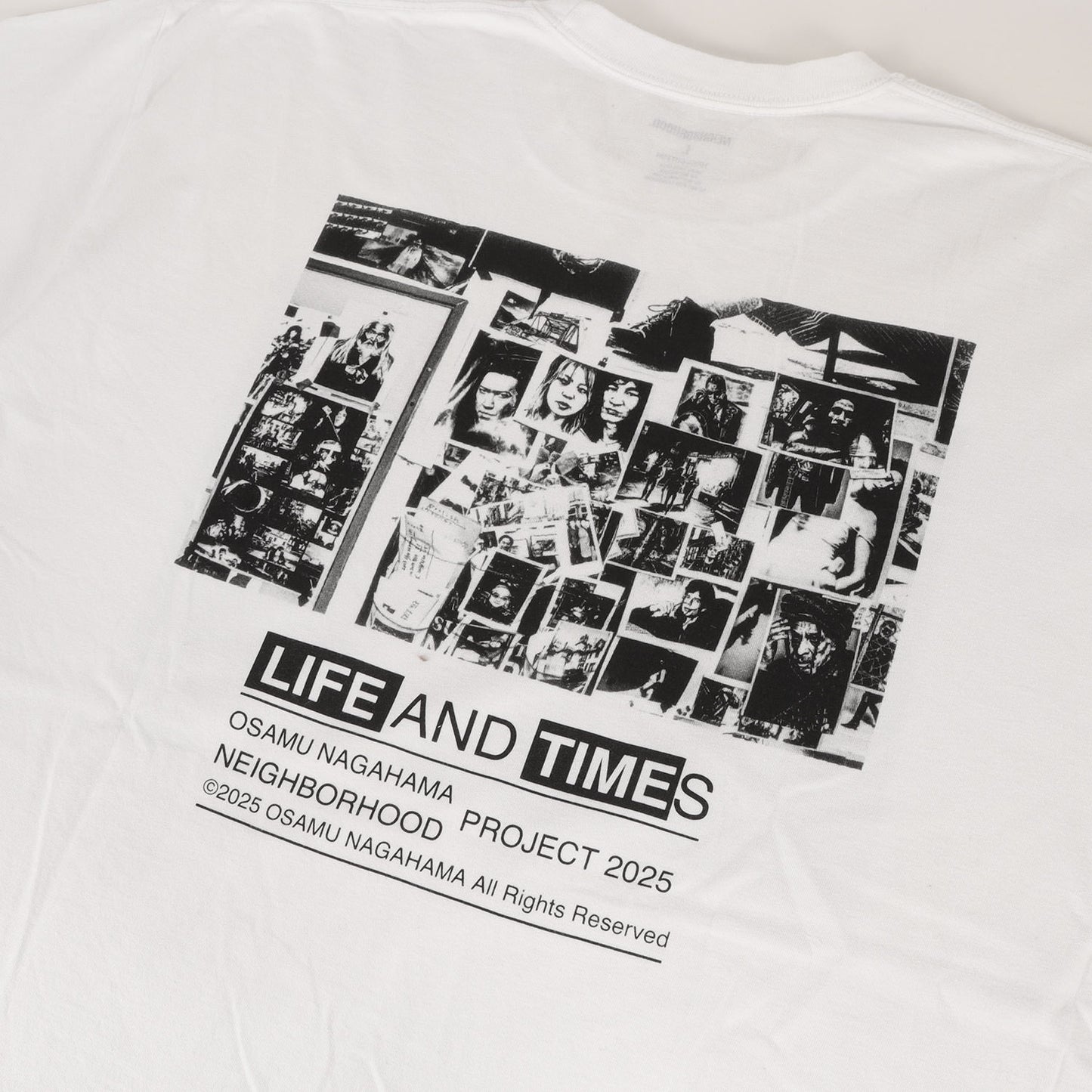 25SS ×長濱治 フォト グラフィック Tシャツ