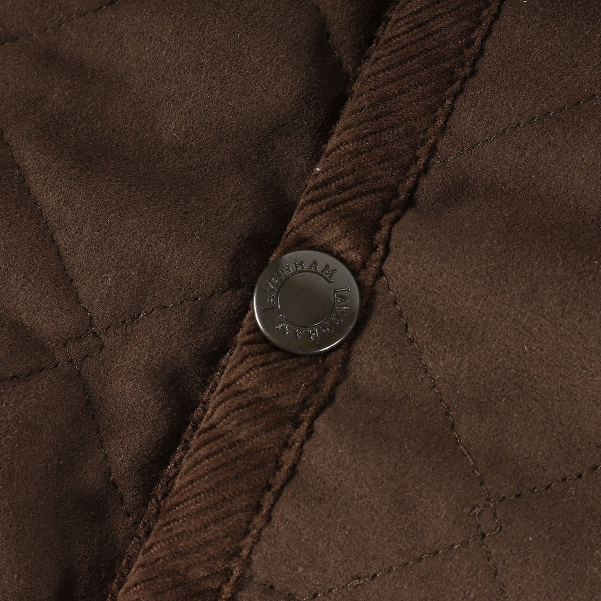 25AW 26周年記念 ×LAVENHAM フェイクスウェード オーバーサイズ キルティングジャケット(OVERSIZED DENHAM)