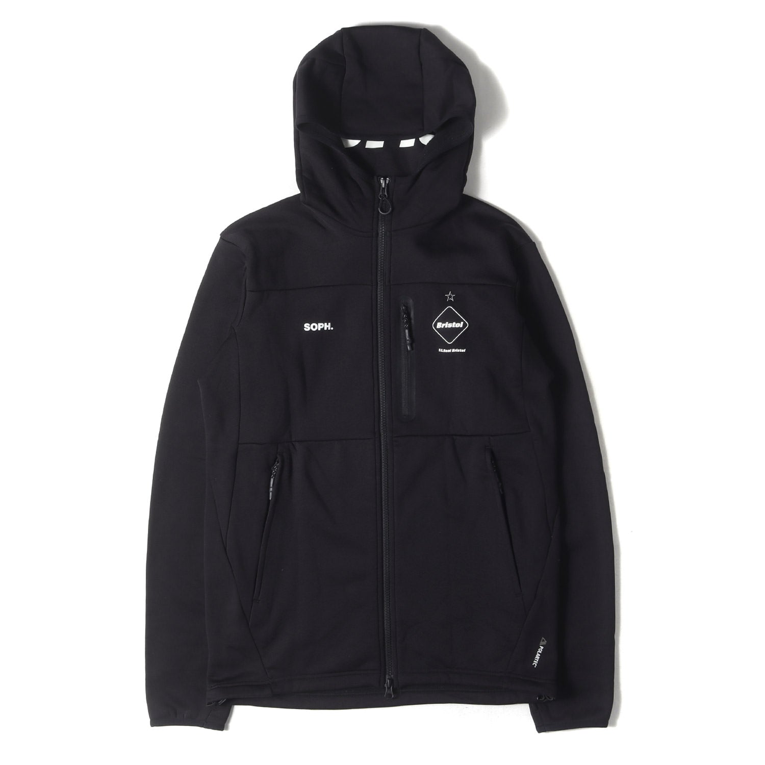 ブリストル　ジップアップ　パーカー　ポーラテック　パワーストレッチ　黒 20AW ポーラテック パワーストレッチ ジップ パーカー(POLARTEC POWER