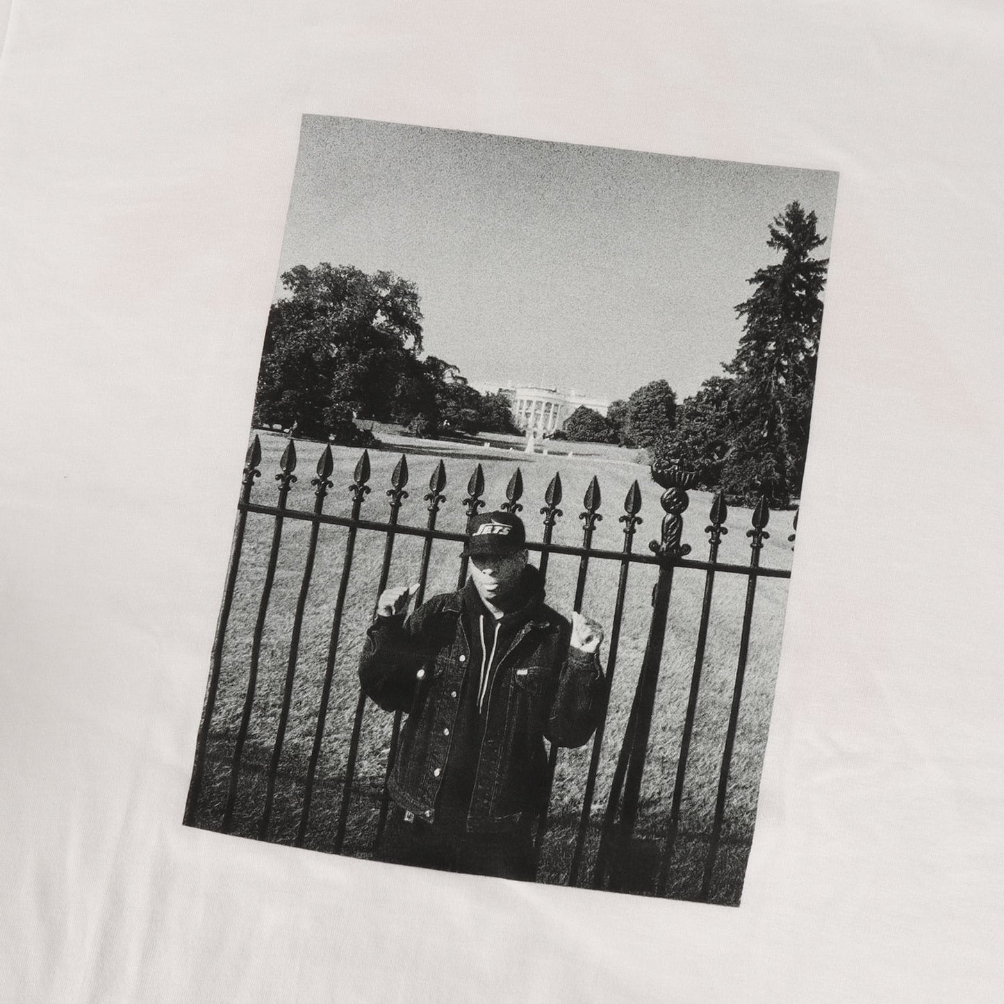 ×UNDERCOVER ×PUBLIC ENEMY フォトプリント Tシャツ(White House Tee)