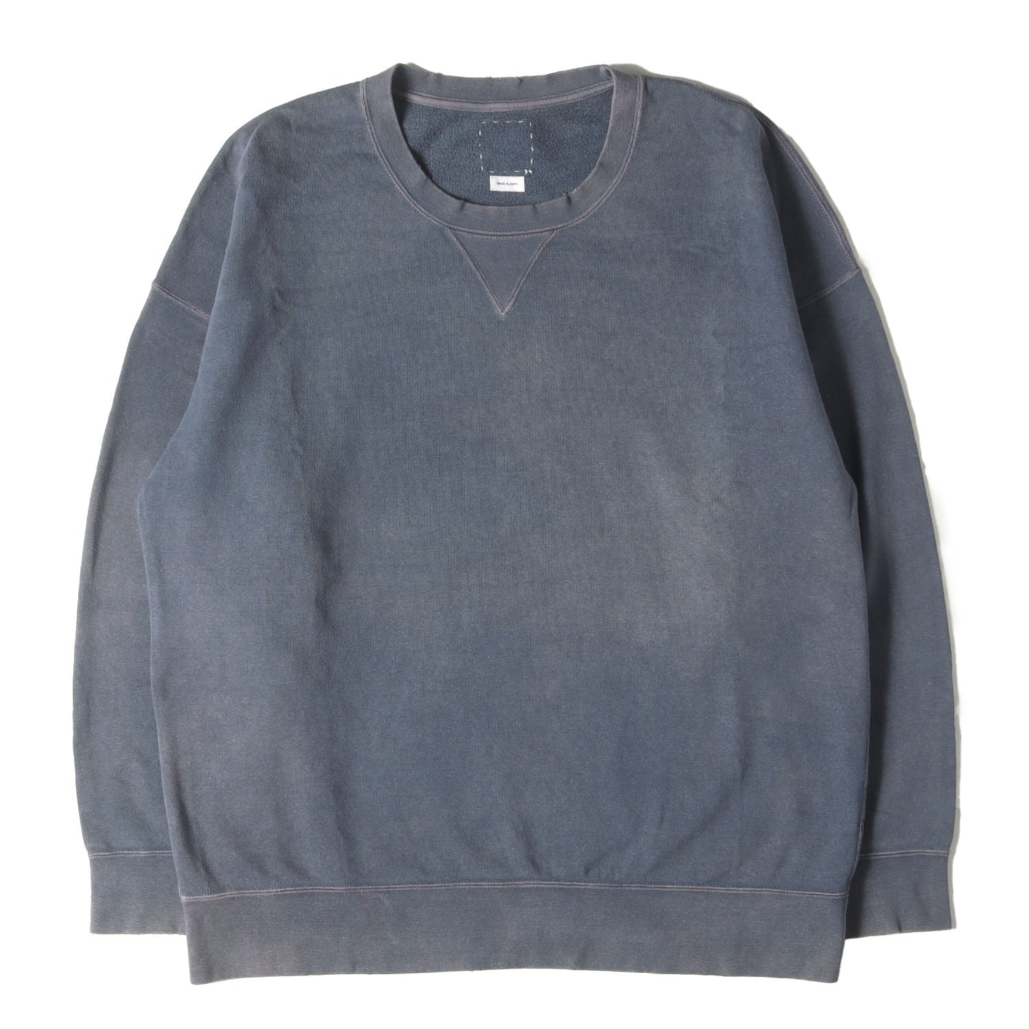20SS ムラ染め加工 オーバーサイズ スウェット(JUMBO SWEAT L/S UNEVEN 
