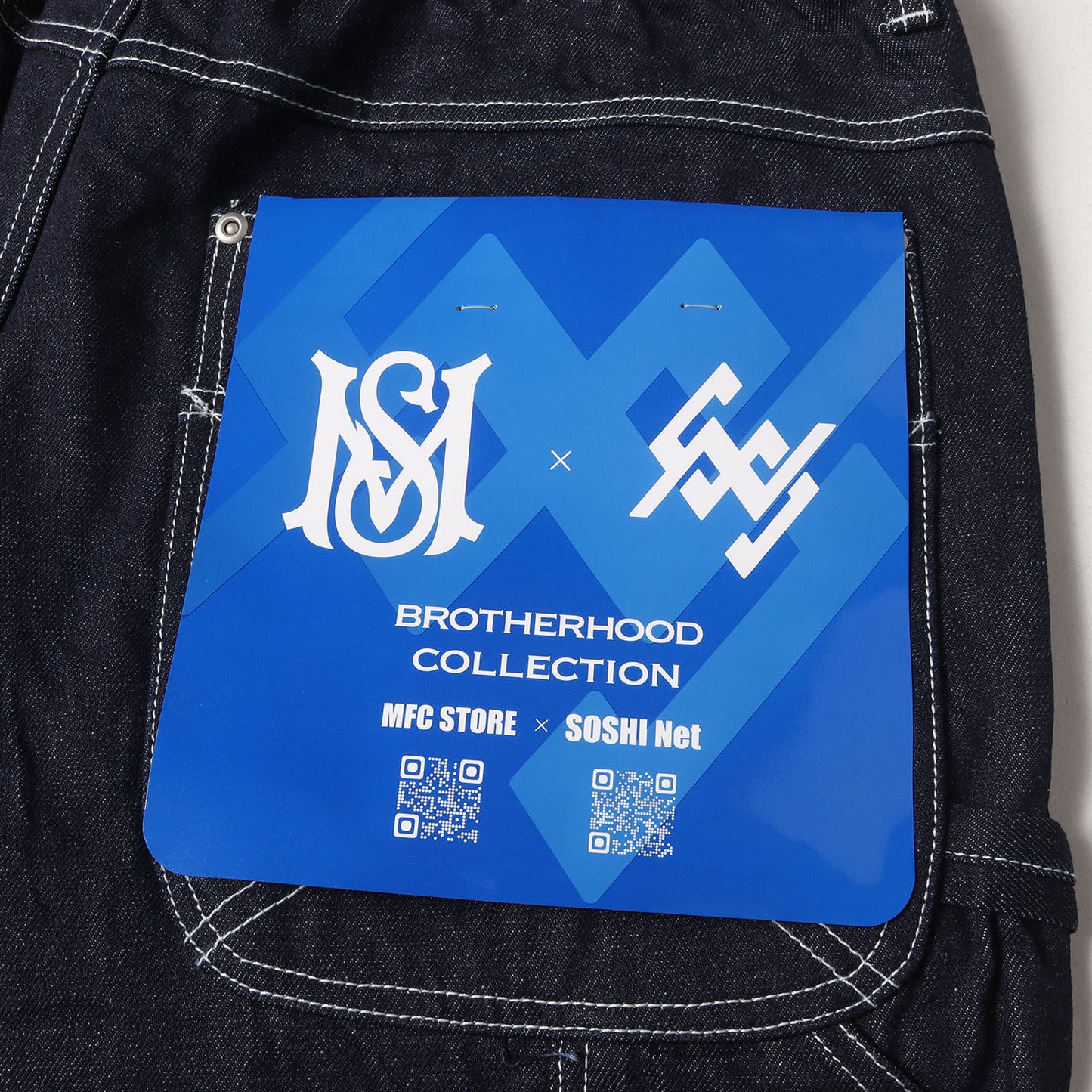 ×SOSHI NET ペインター ワイド イージー デニムパンツ(DOBON PAINTER PANTS)