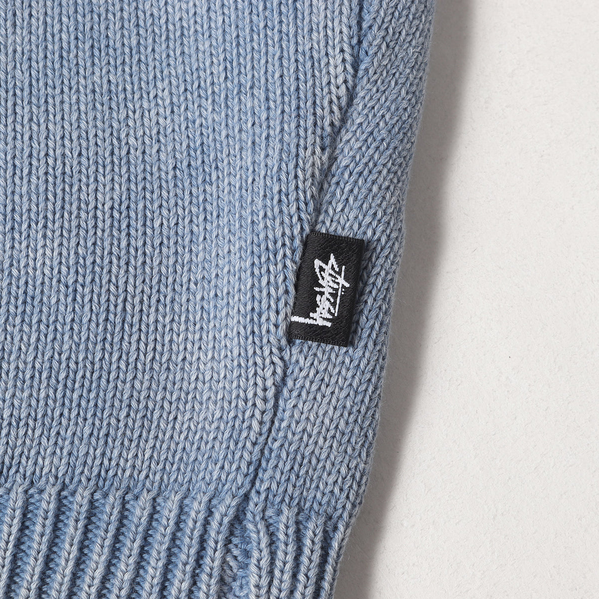 24AW フェード加工 コットンニット セーター(FADED COTTON CREW)