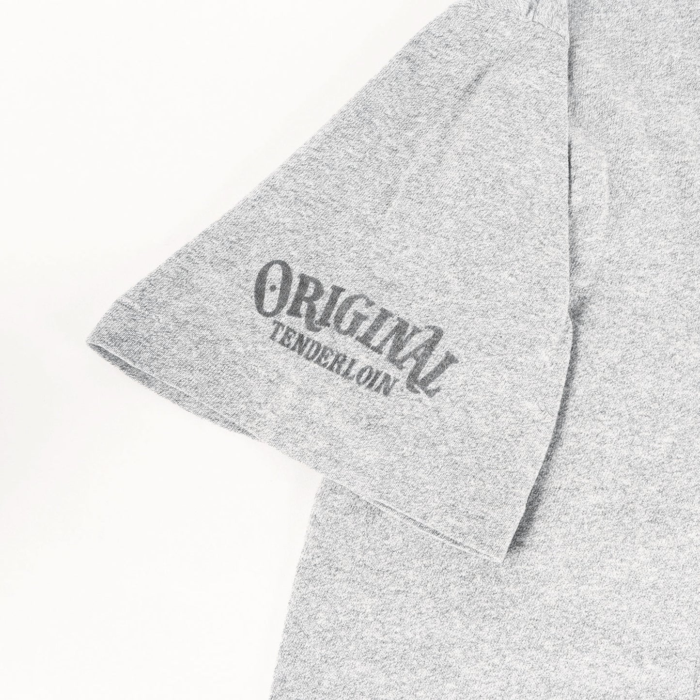 バックロゴ 霜降り ポケット Tシャツ(T-TEE POCKET)