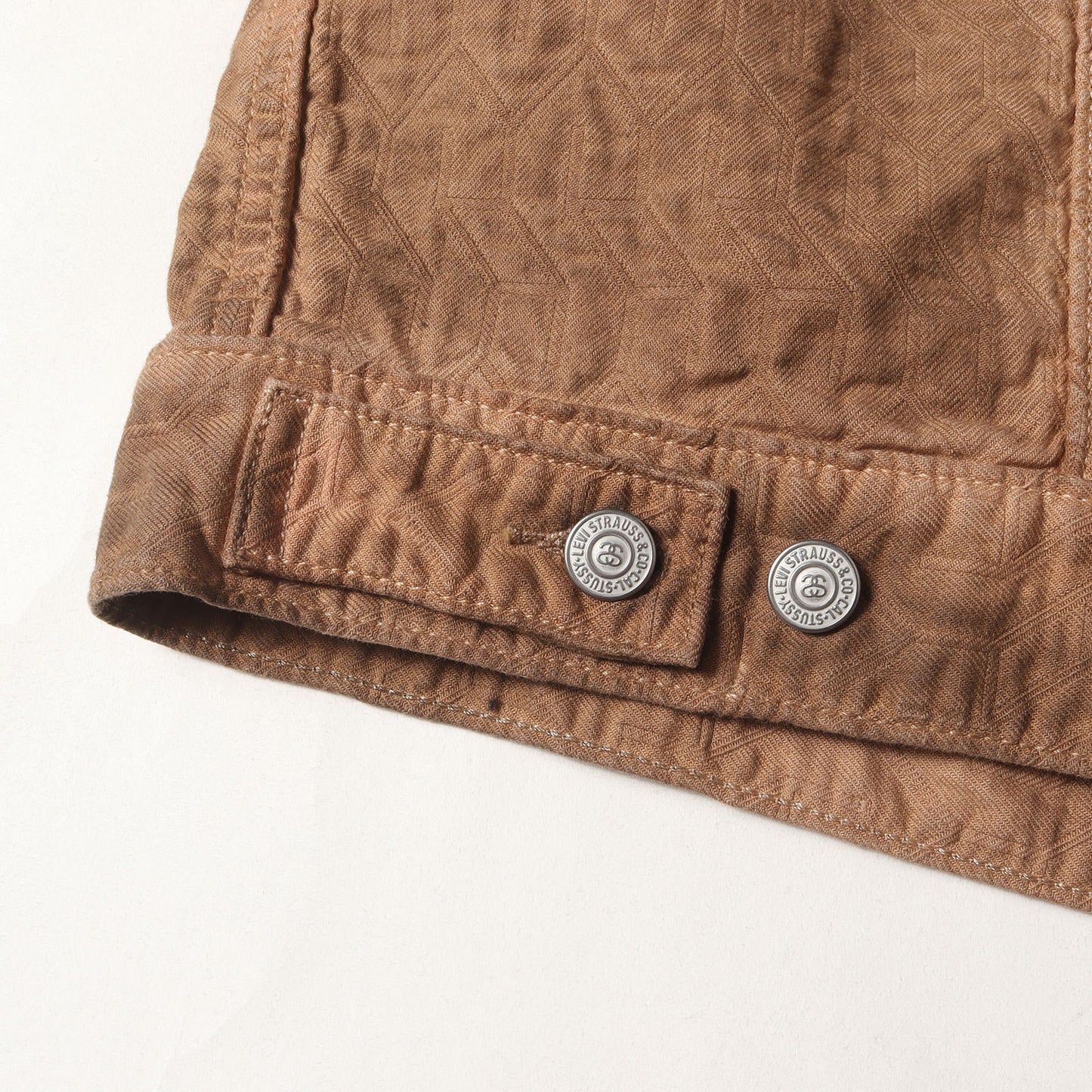 23AW ×Levi's ガーメントダイ加工 2nd ジャガード トラッカージャケット(Dyed Jacquard Trucker Jacket)
