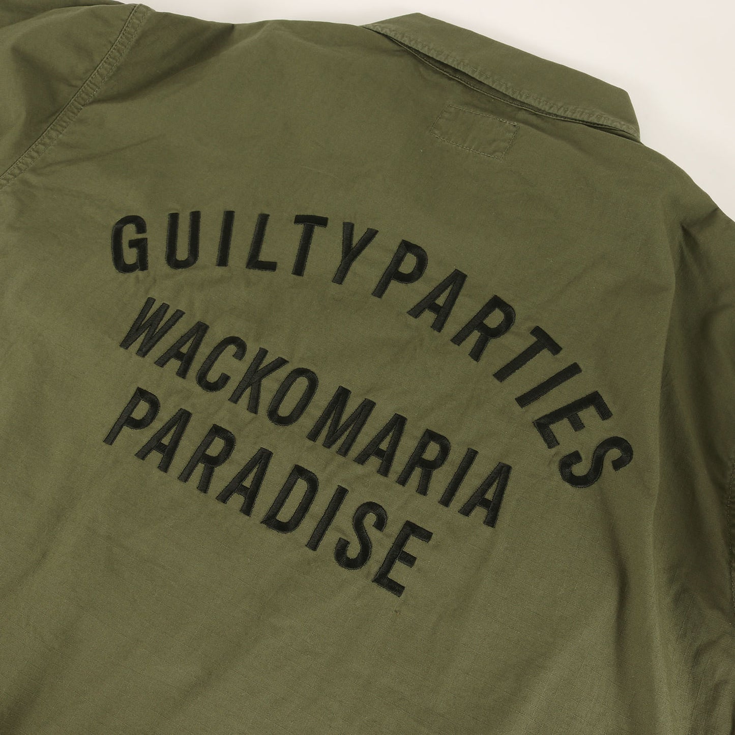 25AW ロゴ刺繍 リップストップ アーミーシャツ(ARMY SHIRT)