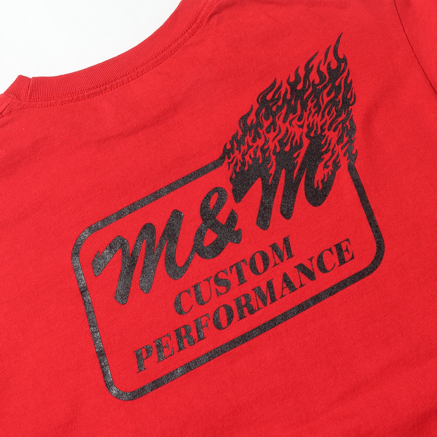 ×M&M フレイムプリント ロングスリーブ Tシャツ(PRINT L/S T-SHIRT)