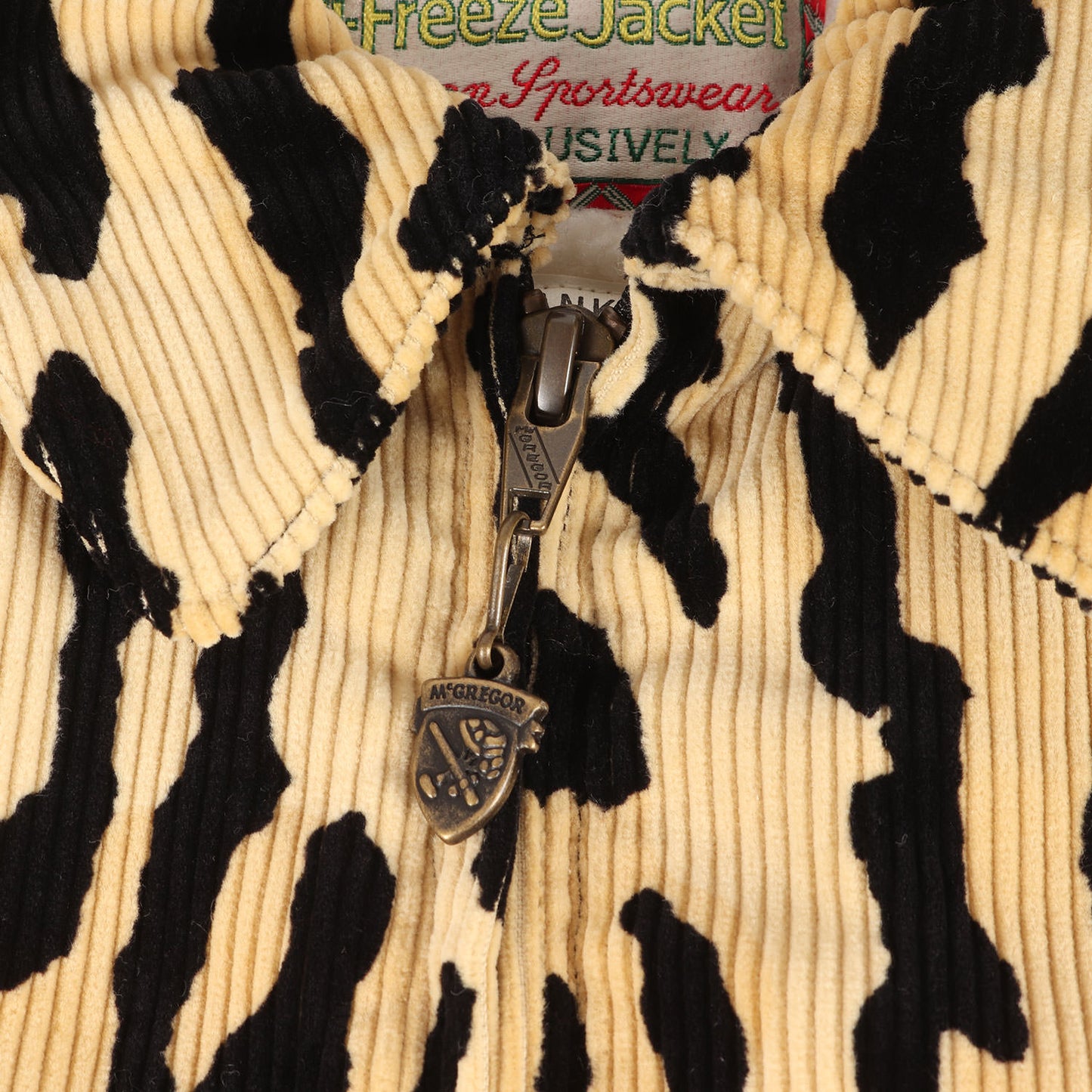 22AW ×McGREGOR レオパード柄 コーデュロイ 裏ボア アンチフリーズジャケット(LEOPARD ANTI-FREEZE JACKET)
