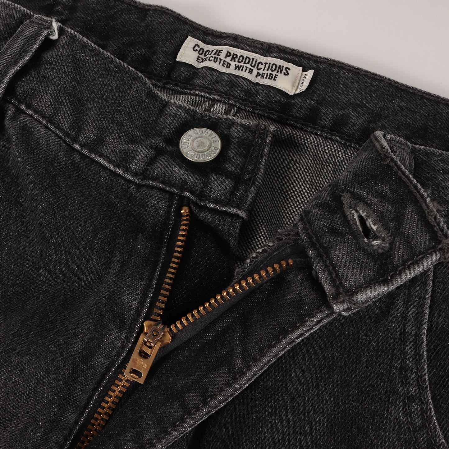 22AW フェード加工 バギー ワイド デニムパンツ(5 Pocket Baggy Denim Pants)