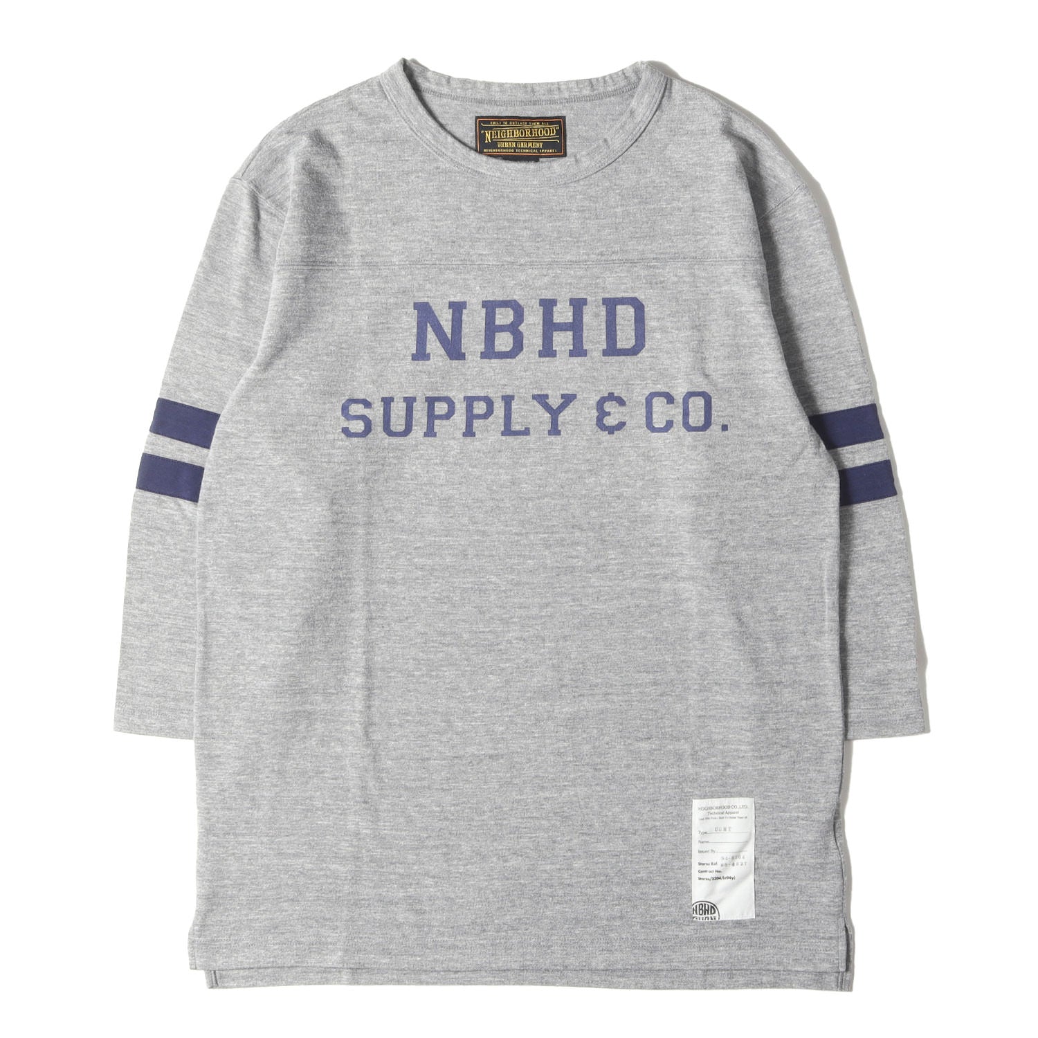 ナンバリングロゴ 7分袖 フットボール Tシャツ(UP SET. FB / ECR-CREW 