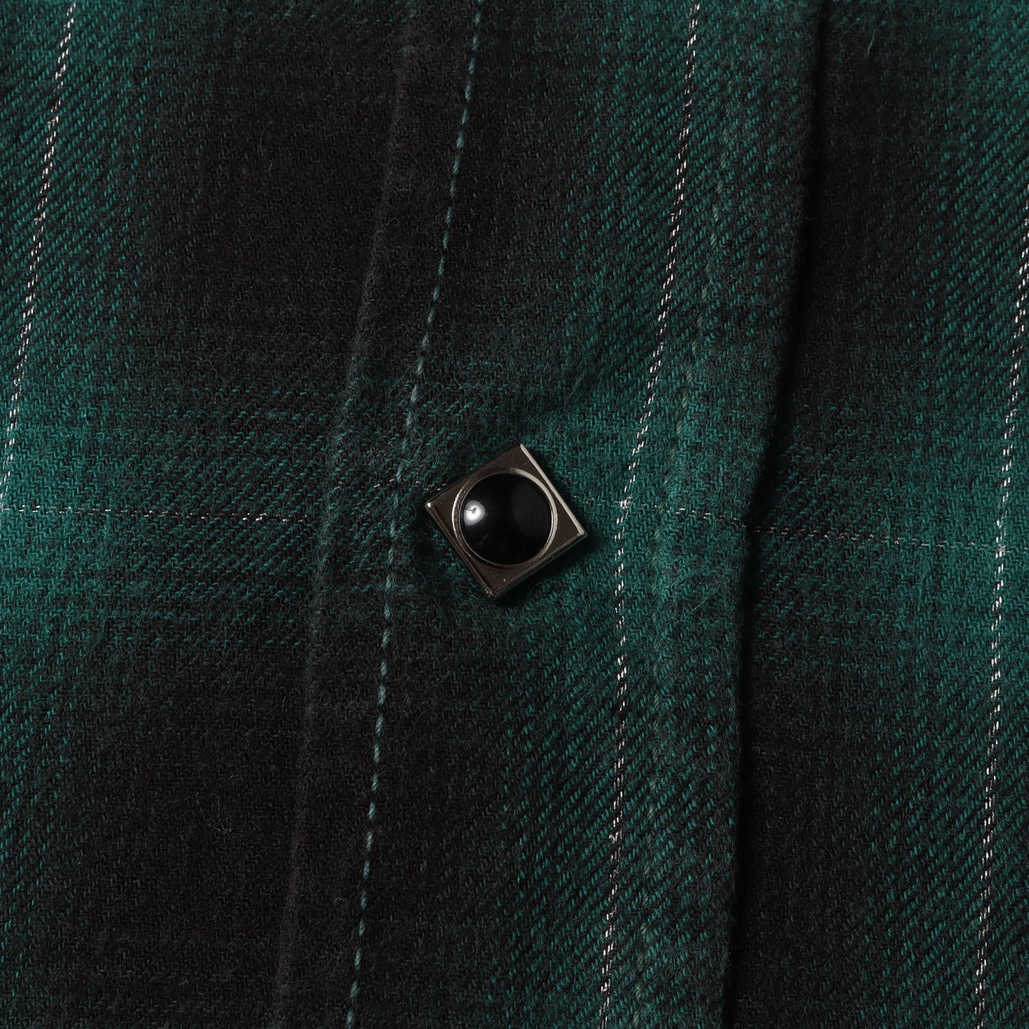 オンブレラメチェック ウエスタン フランネルシャツ