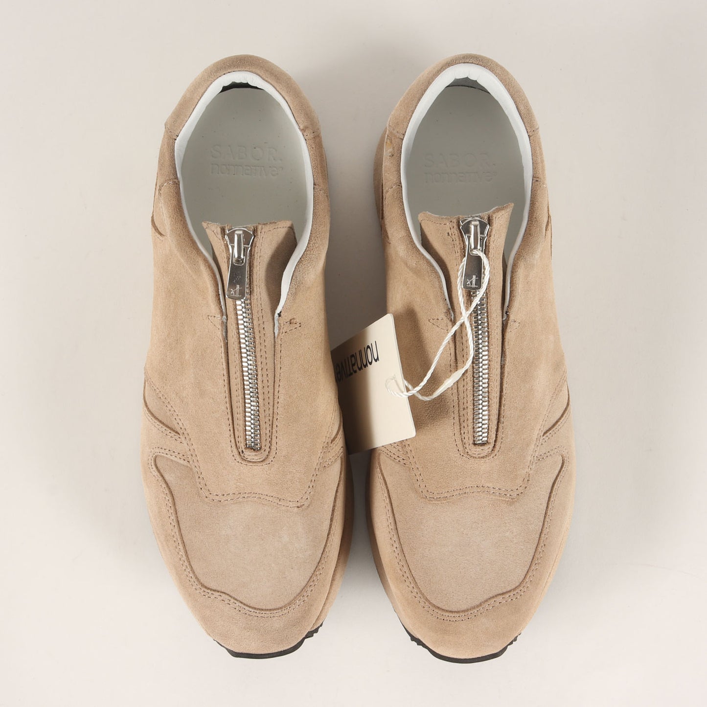 25AW ×SABOR スウェード スニーカー(DWELLER JOG TRAINER COW LEATHER)