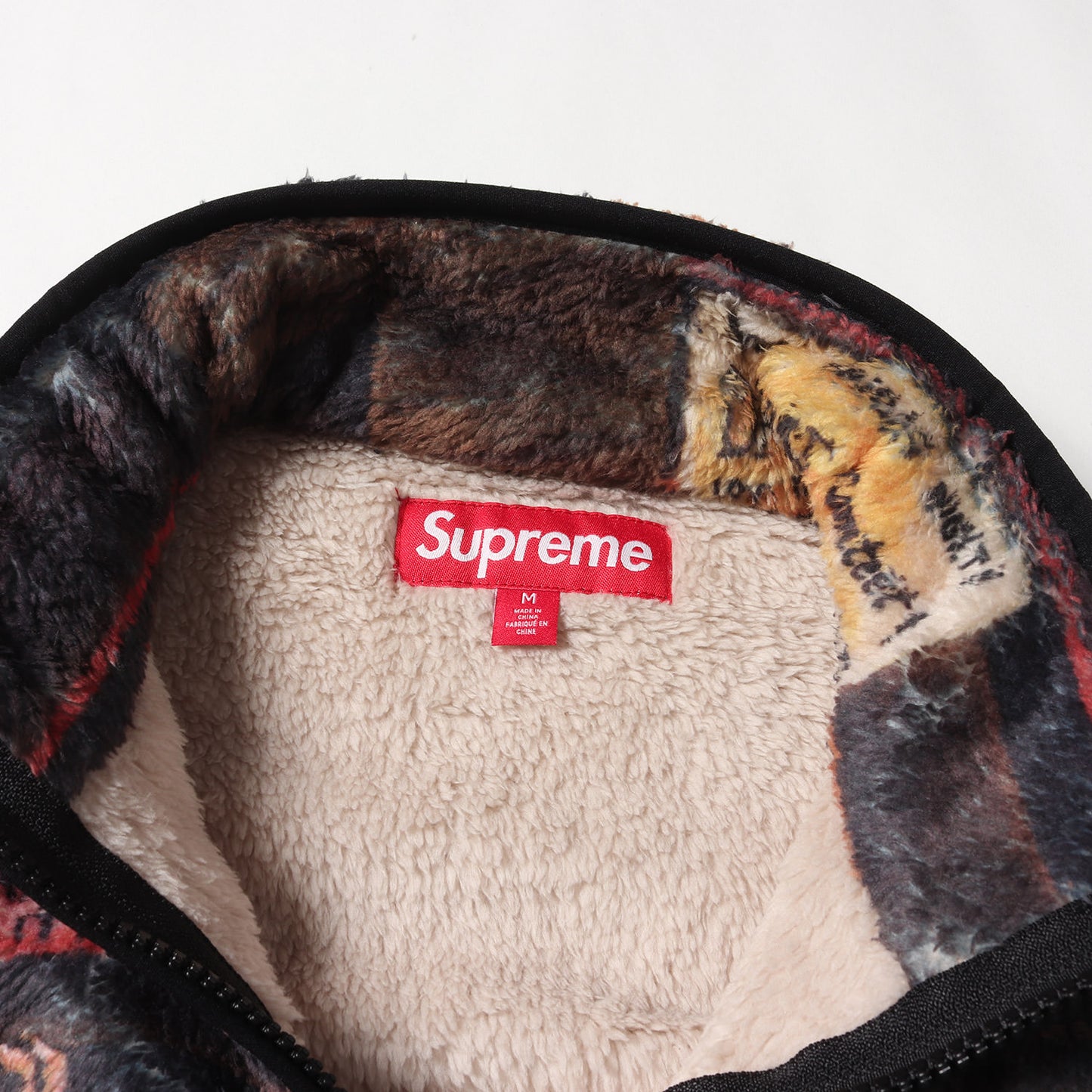 25SS ×Ernie Barnes 総柄グラフィック フリース ジャケット(Fleece Jacket)