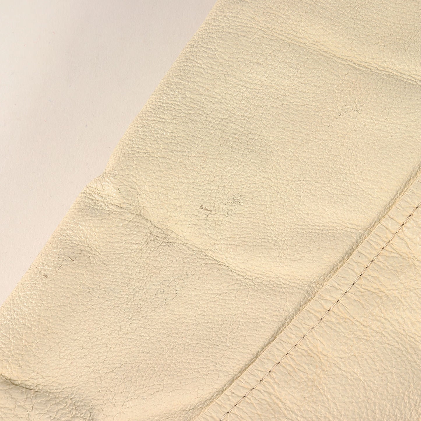 00s トリコロール 袖レザー メルトンスタジャン