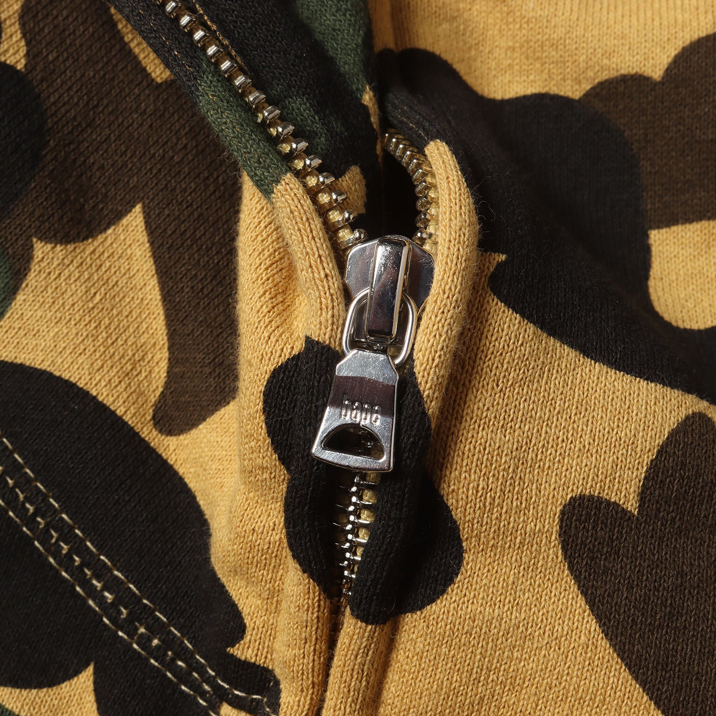 1stカモ 猿迷彩 フルジップ スウェットパーカー