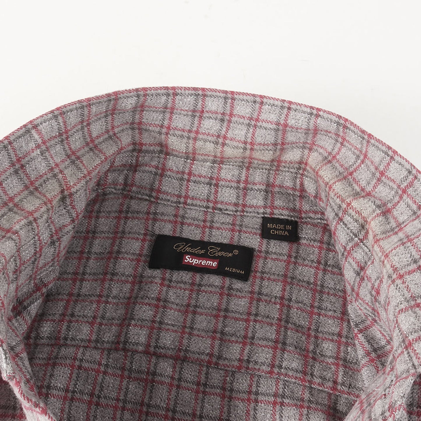 23SS ×UNDERCOVER アラビックロゴ チェック フランネル 半袖シャツ(S/S Flannel Shirt)