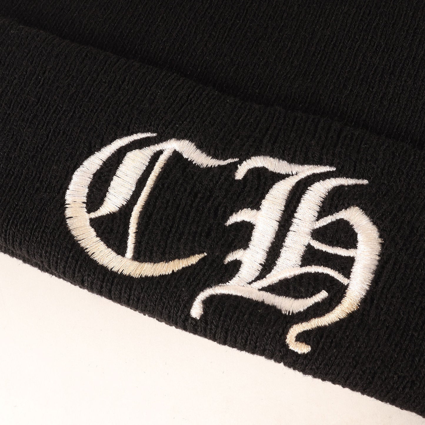 オールドモデル CHロゴ刺繍 ニットビーニー / ワッチキャップ(WATCH CAP)