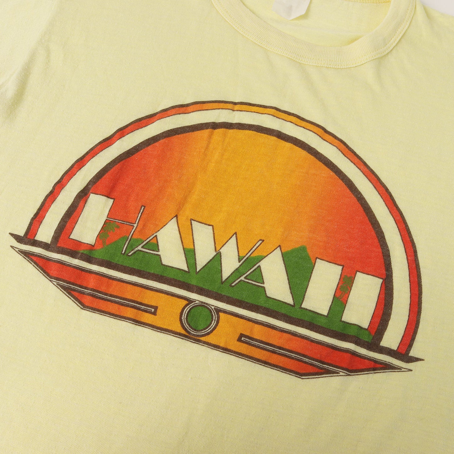80s HAWAII ハワイ プリント Tシャツ