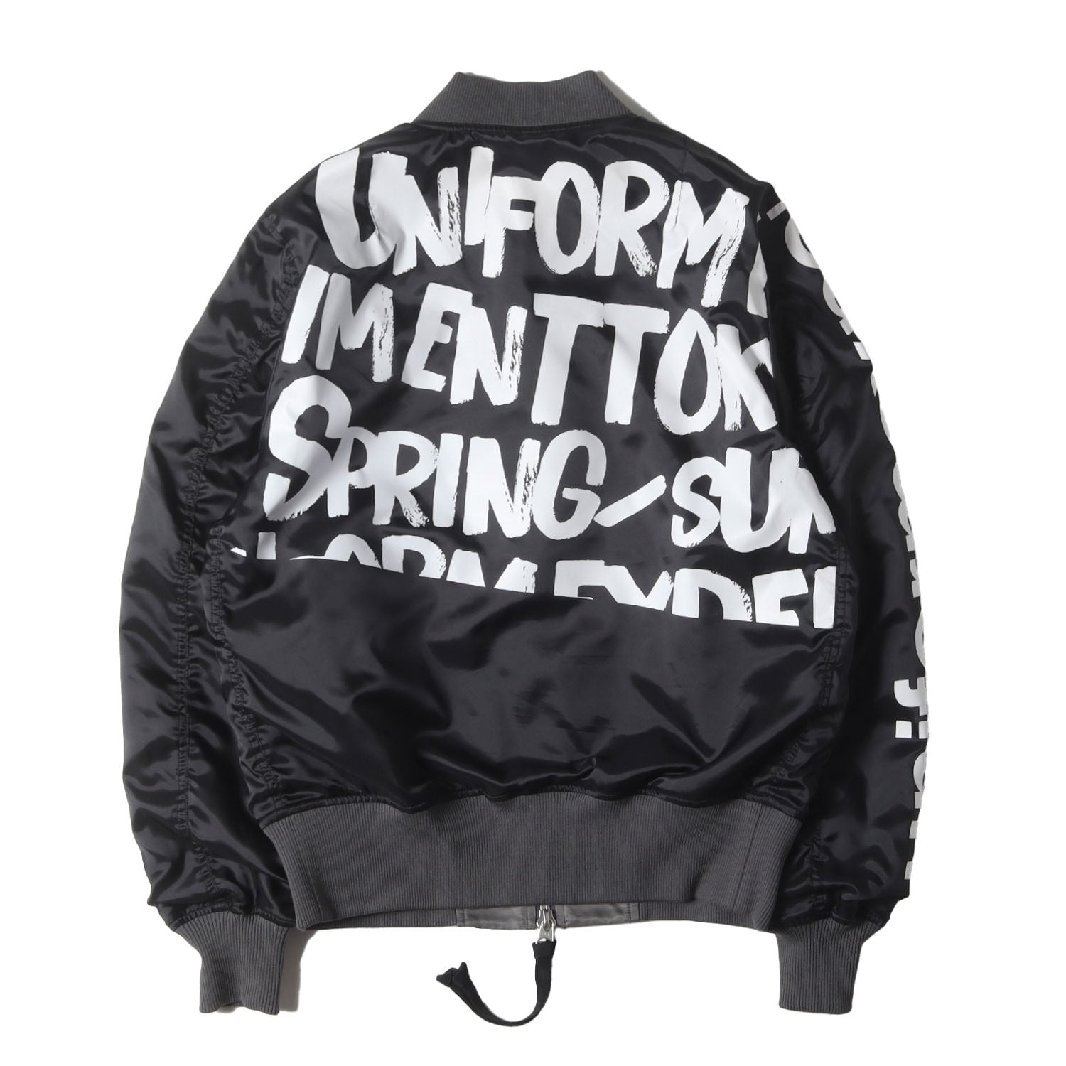 グラフィティプリント リバーシブル MA-1 フライトジャケット(GRAPHIC