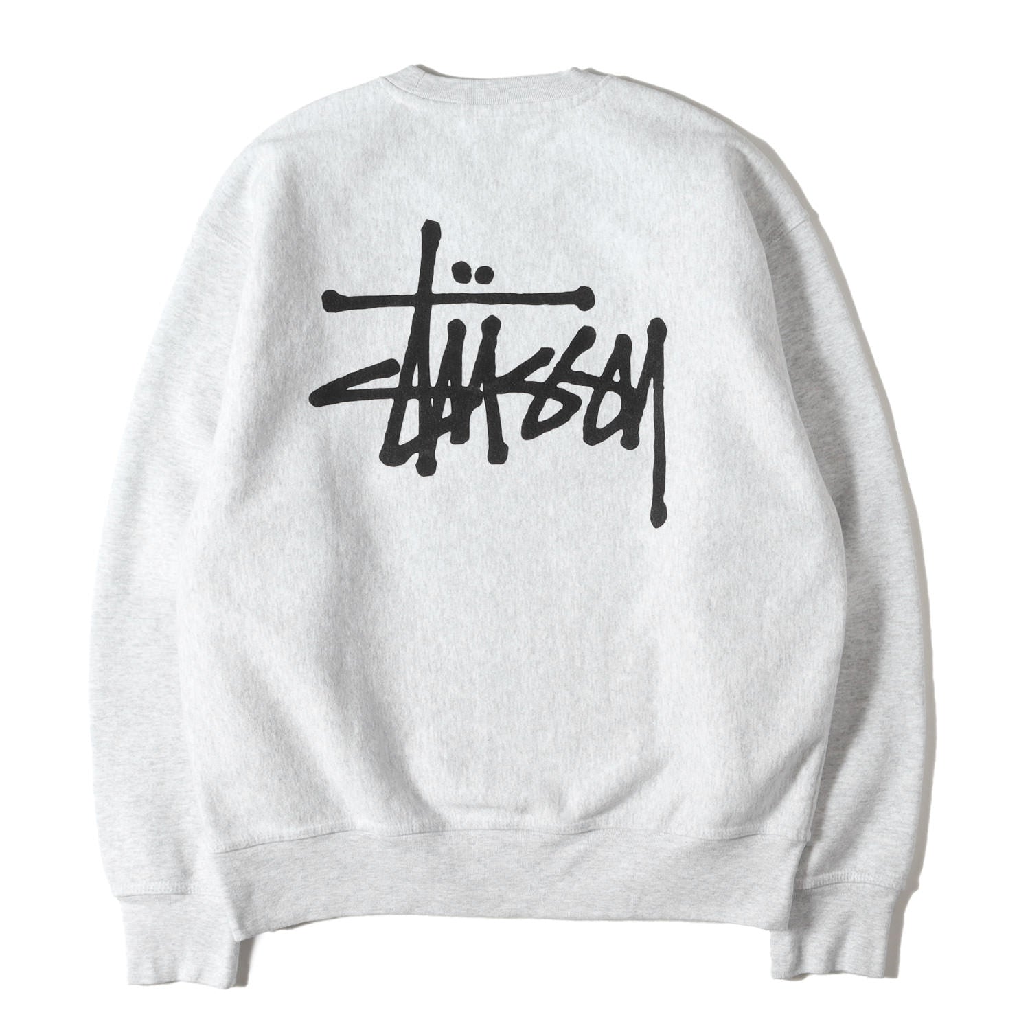 STUSSY (ステューシー) 24AW ストックロゴ クルーネック スウェット 