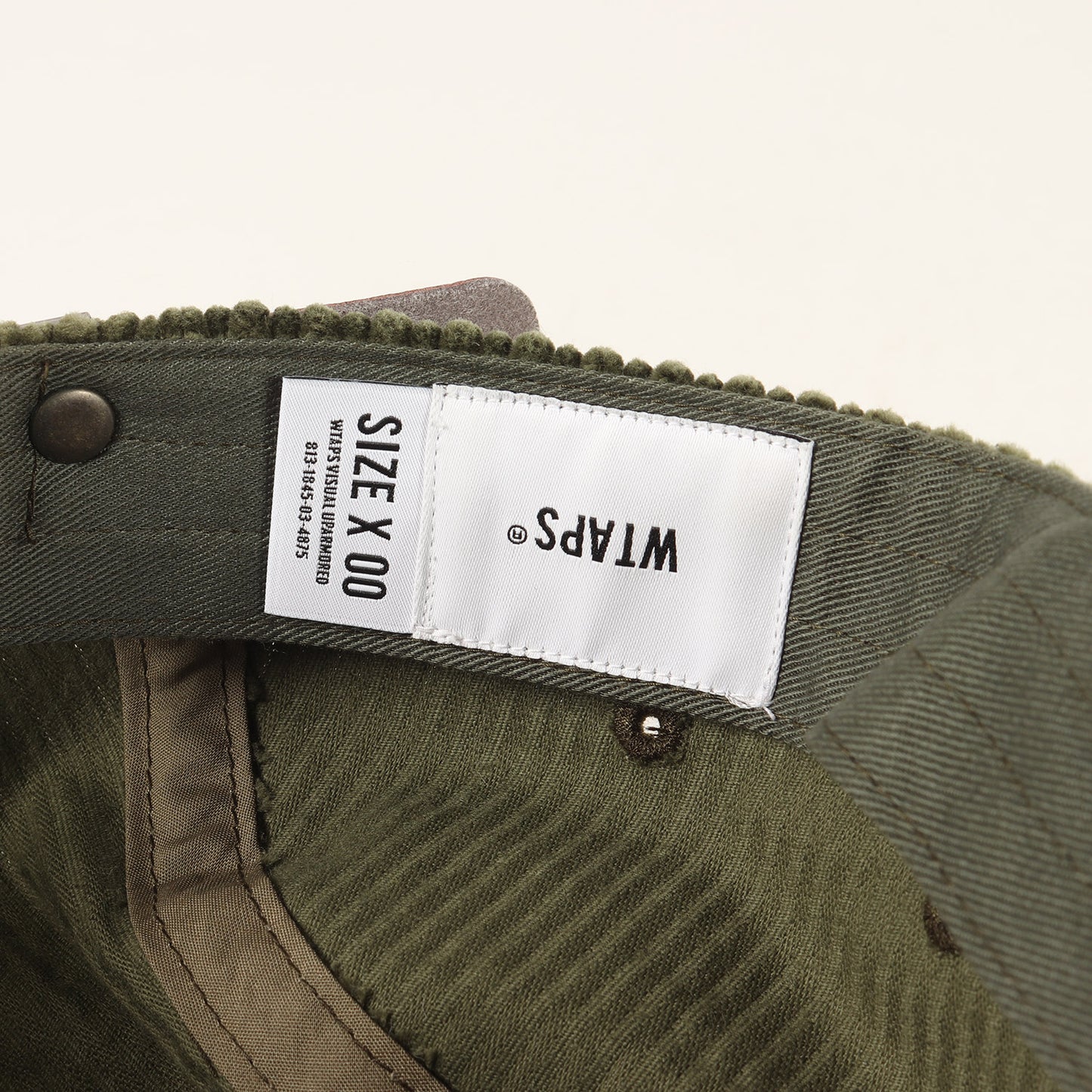 21AW 太畝コーデュロイ ジェットキャップ(T-5 04)