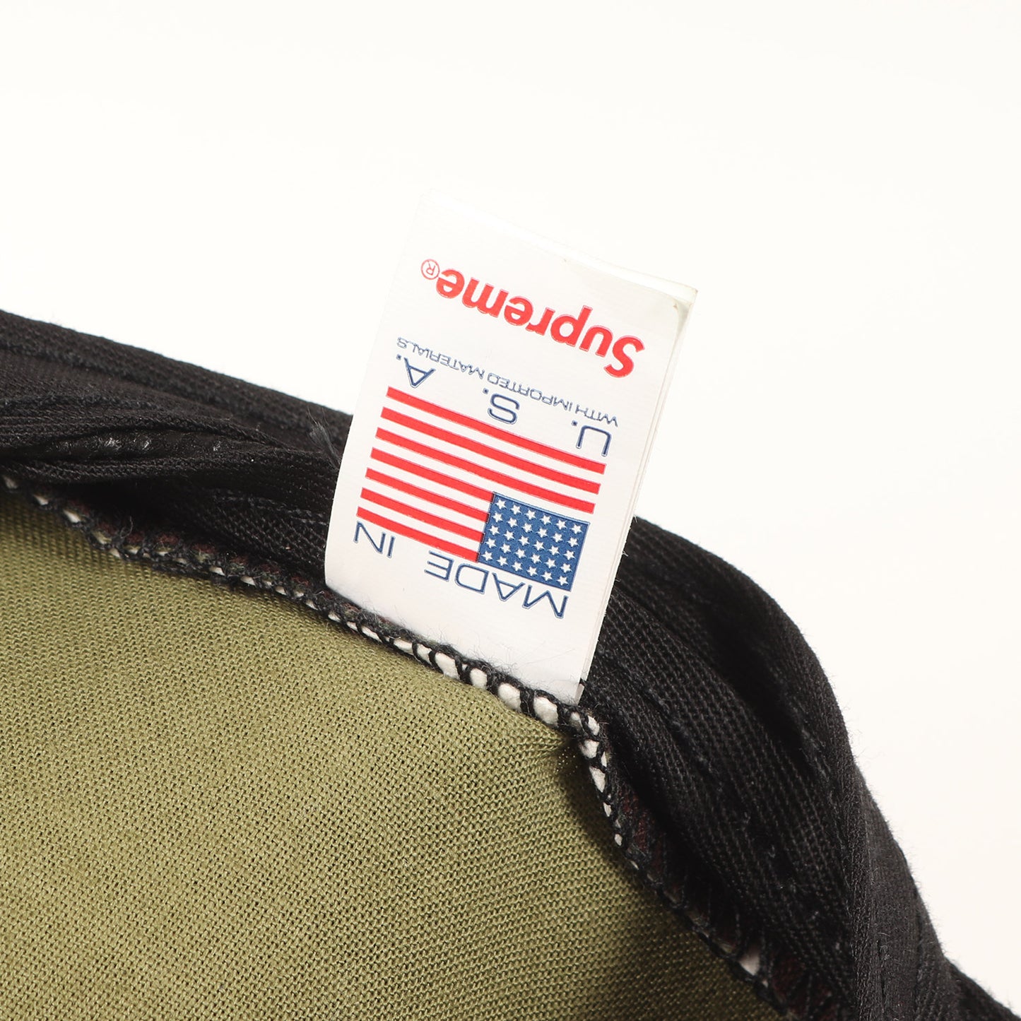 25SS レイヤードカモ BOXロゴ キャンプキャップ(Layered Camo Camp Cap)