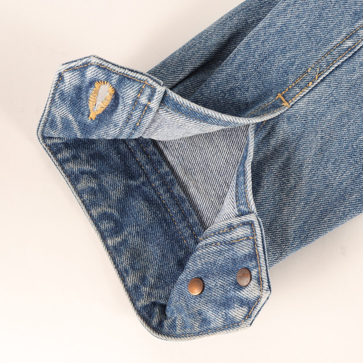 23AW ストーンバイオブリーチ加工 ワーク デニムジャケット(DADDY / JACKET / COTTON. DENIM)