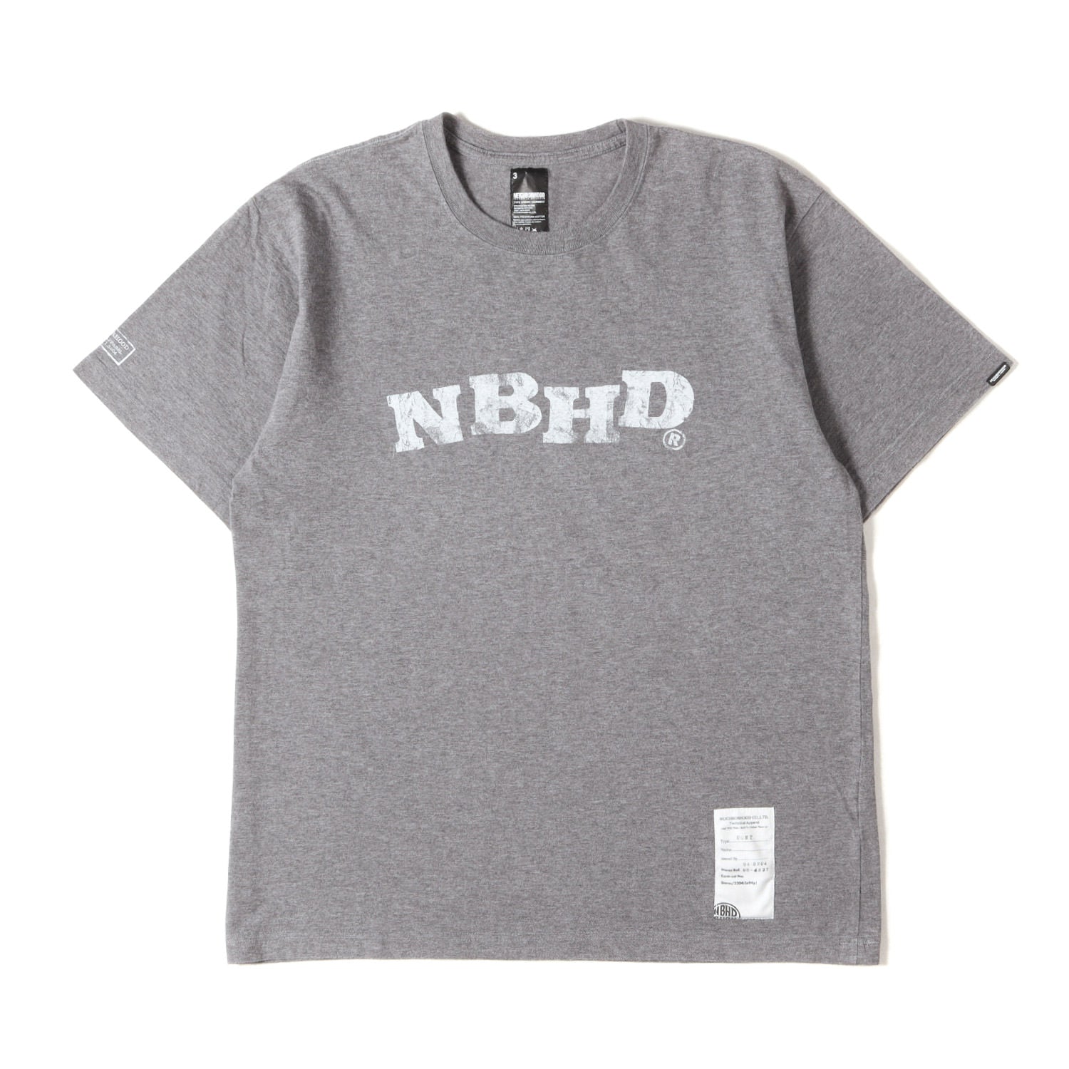 NEIGHBORHOOD (ネイバーフッド) 00s NBHDロゴ クルーネック Tシャツ 