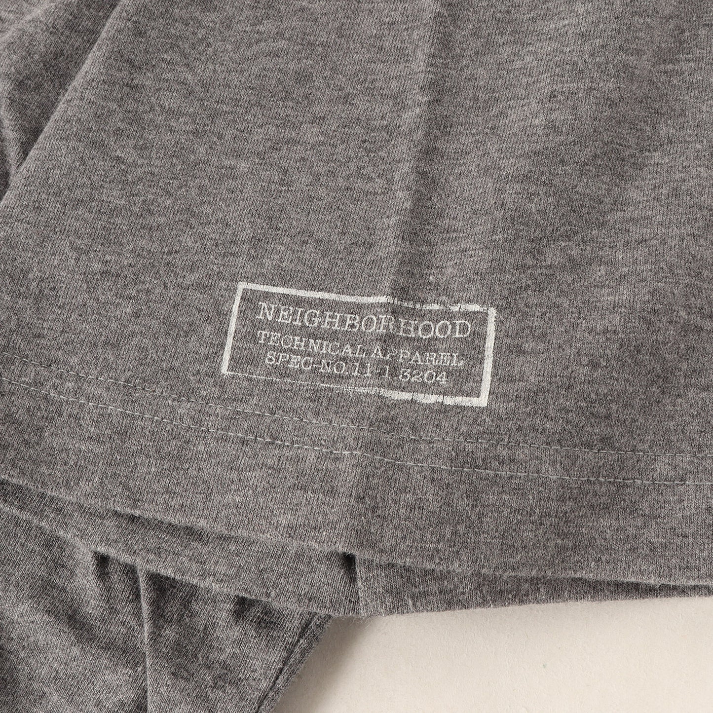 00s NBHDロゴ クルーネック Tシャツ