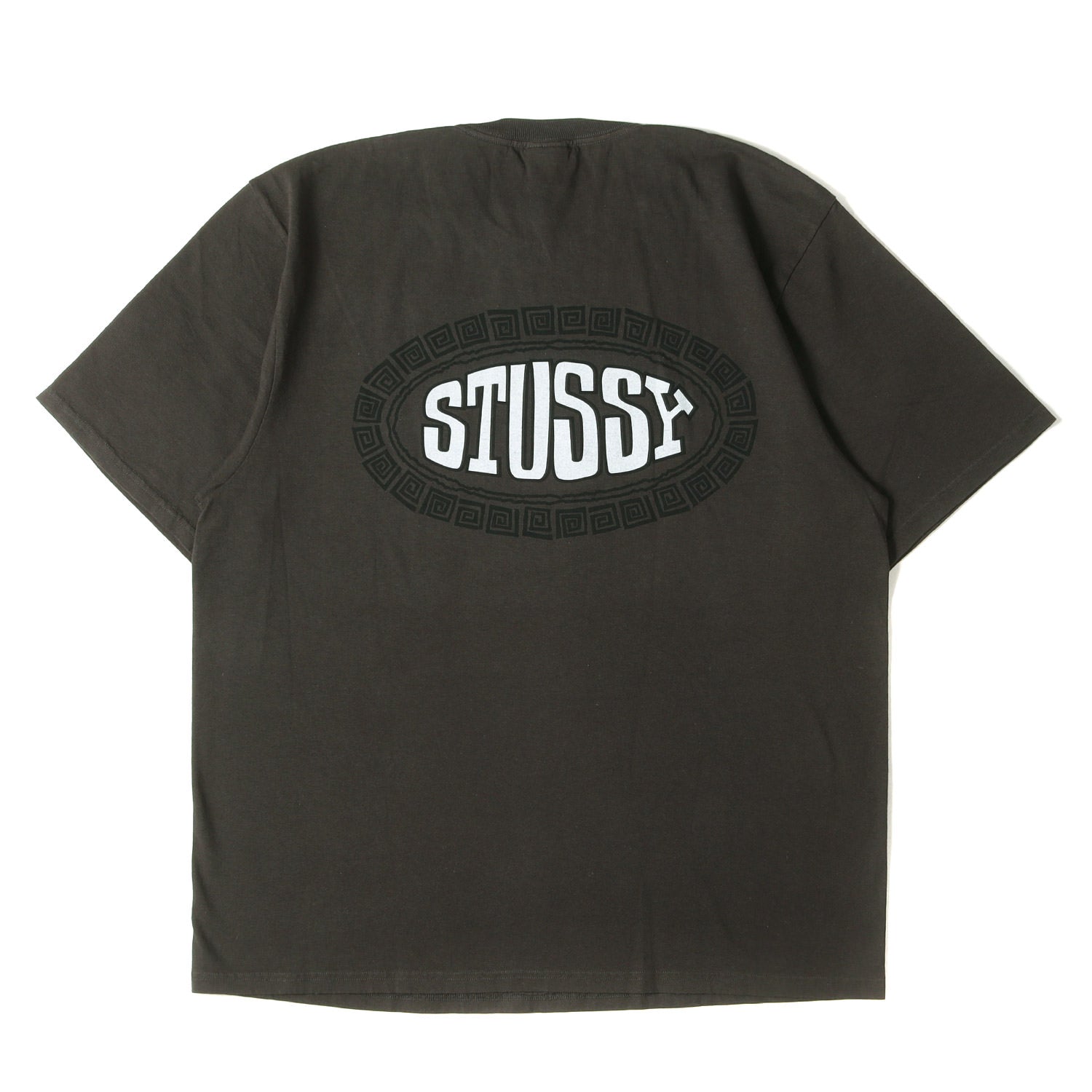 STUSSY (ステューシー) 26SS ピグメントダイ加工 オーバルロゴ Tシャツ 