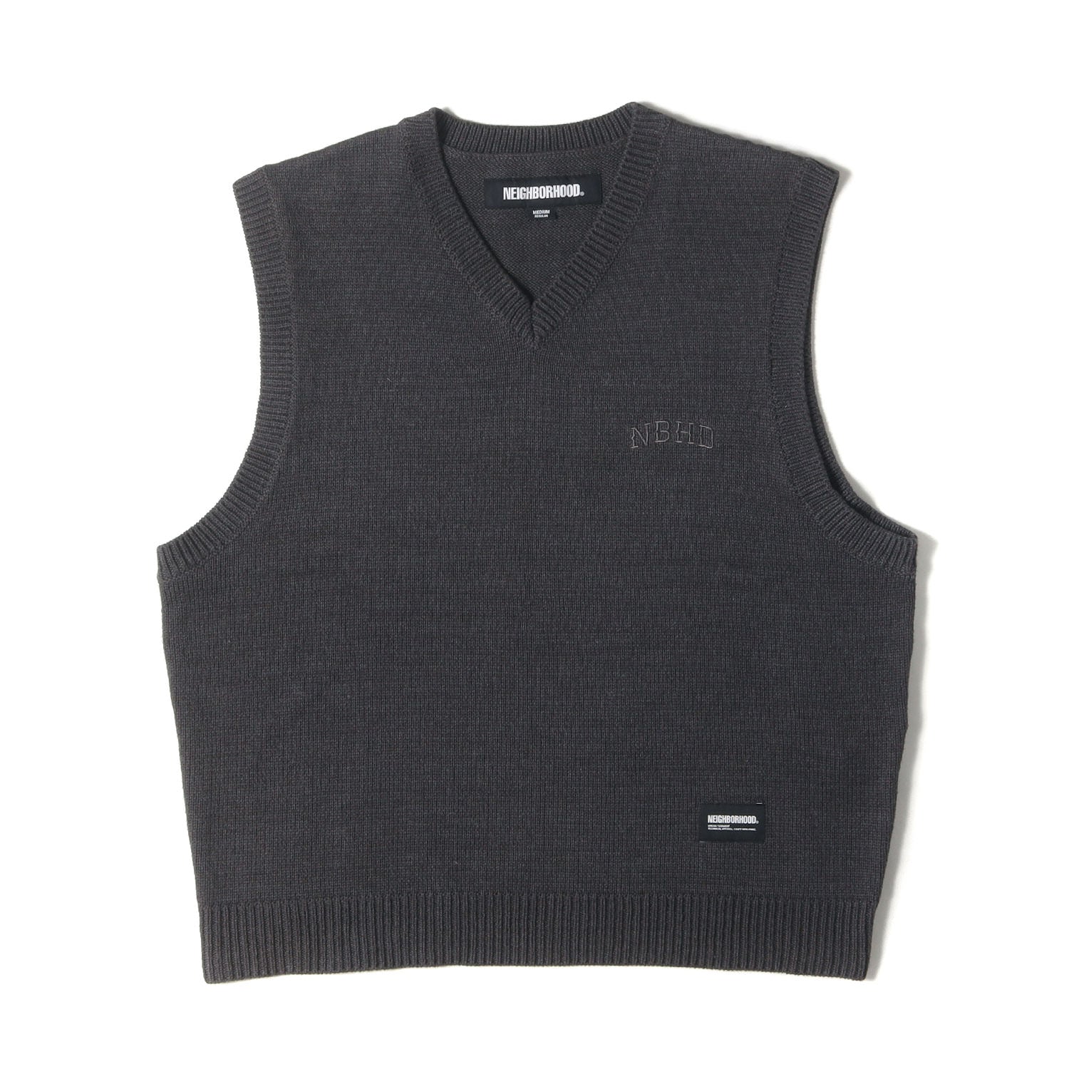 24SS Vネック ニットベスト(PLAIN V-NECK VEST) - ブランド古着の通販 